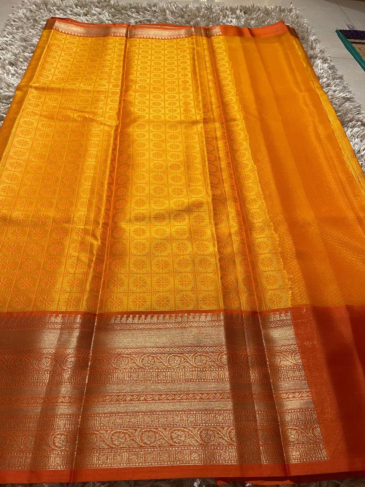 KORA - YELLOW SAREE