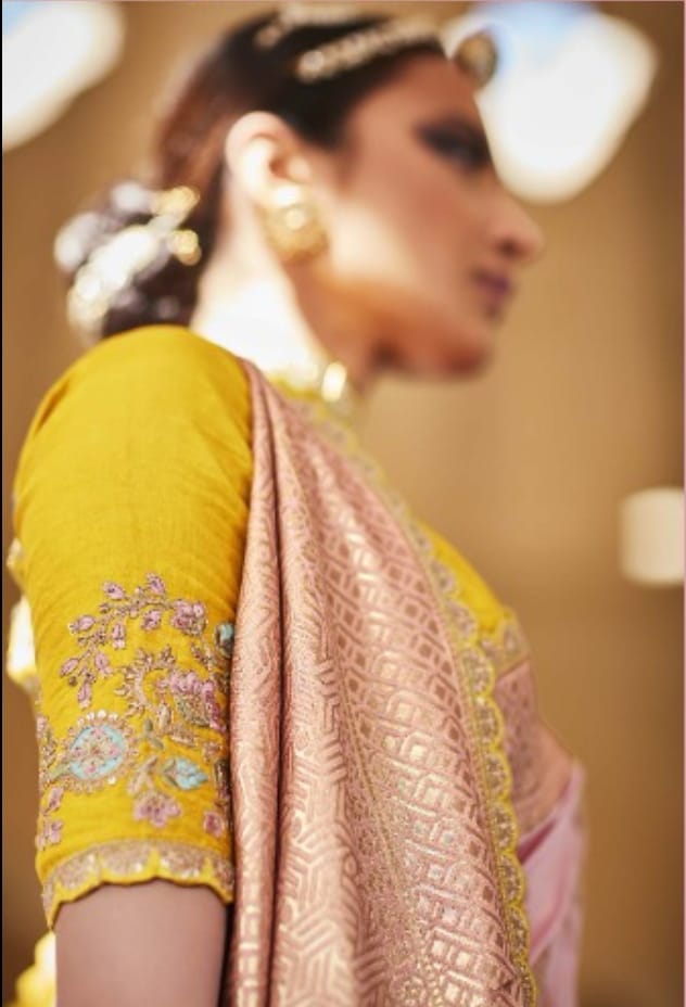 SUHA- PINK SAREE