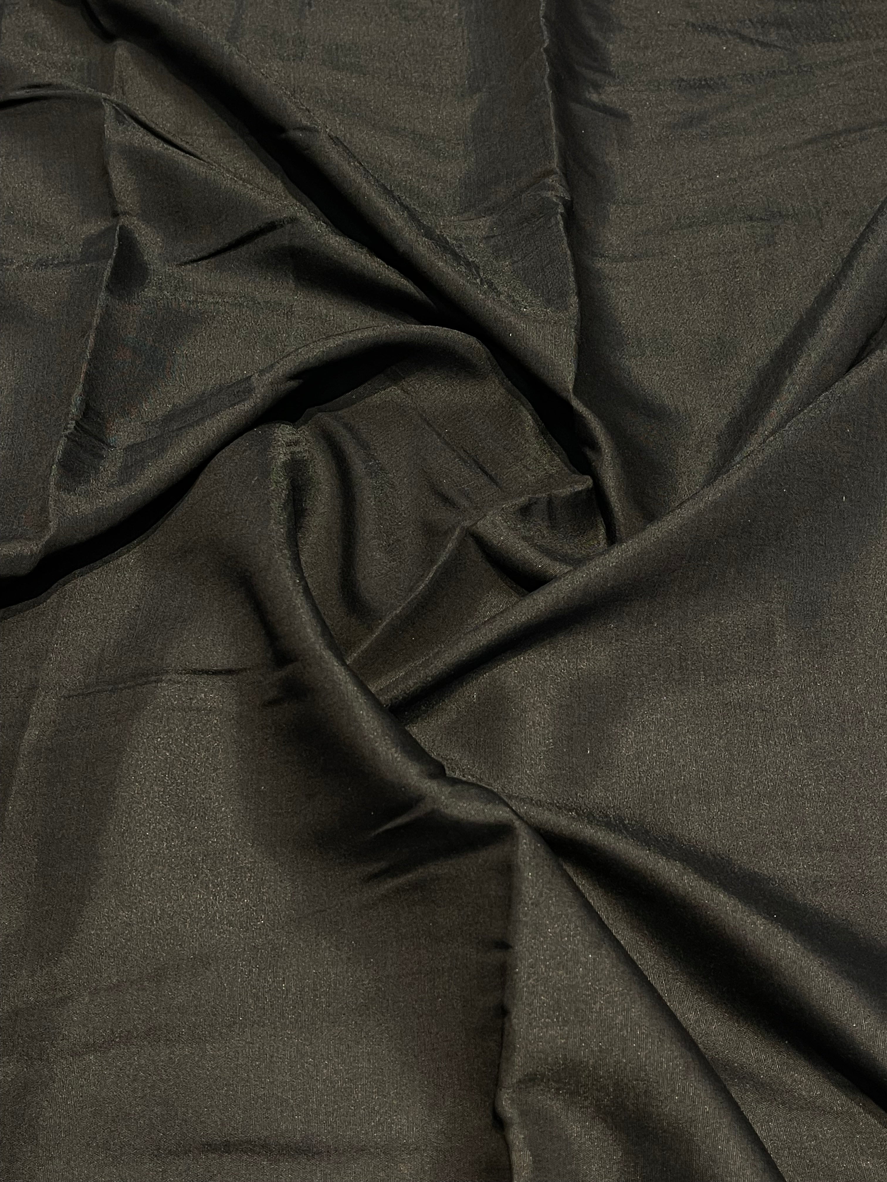 MANGALA - BLACK COTTON SILK SAREE