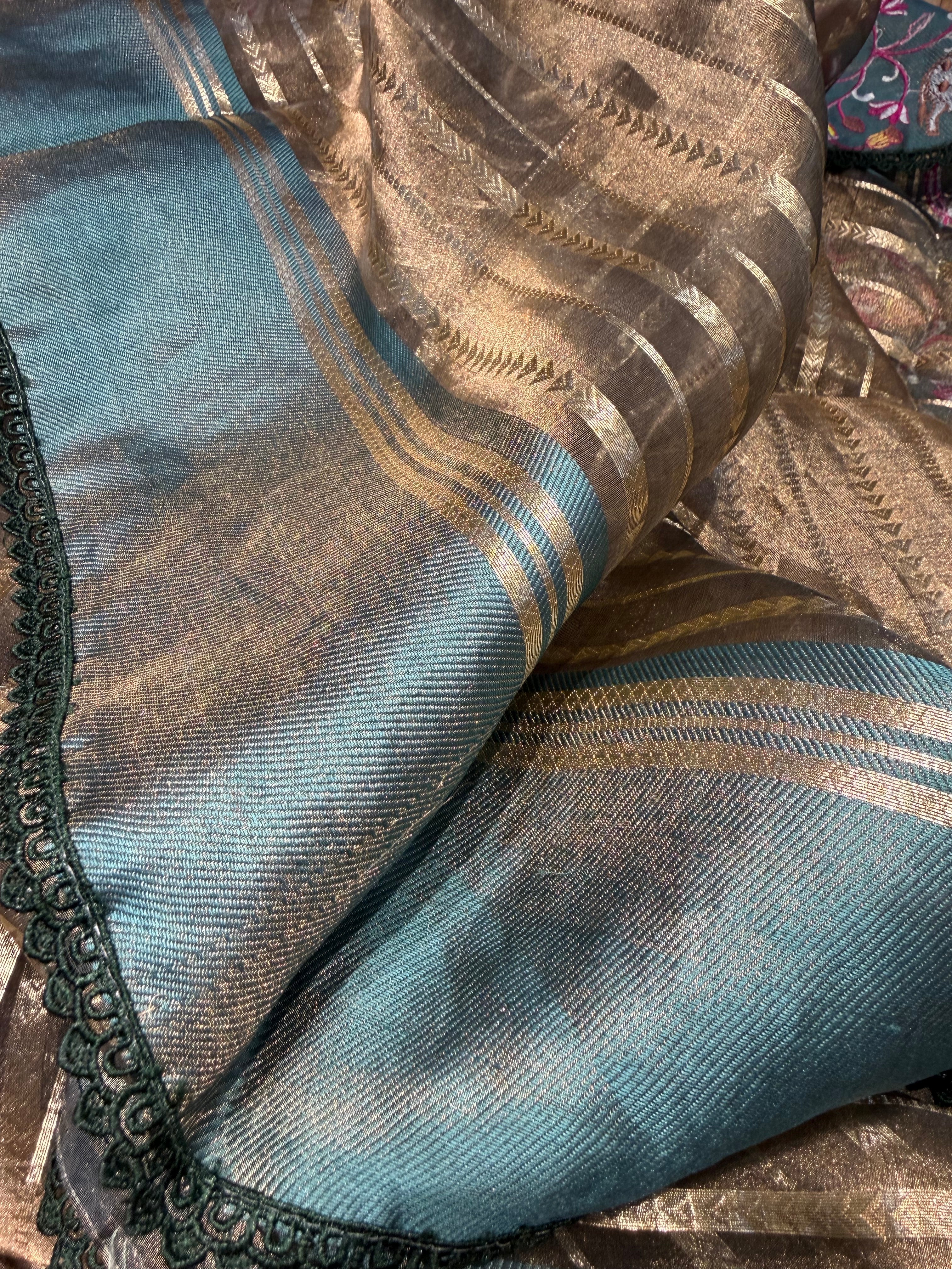 Kalki Pichwai - Pure Banarasi Tissue silk saree KP03