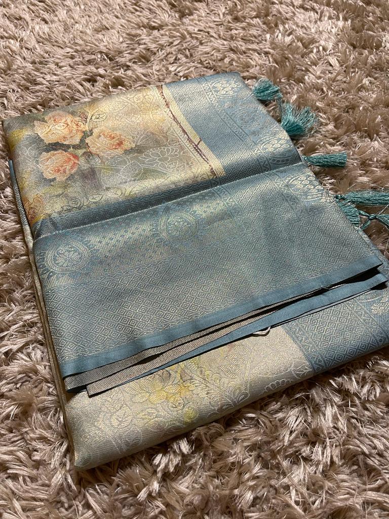OCTANE-PASTEL BLUE SAREE