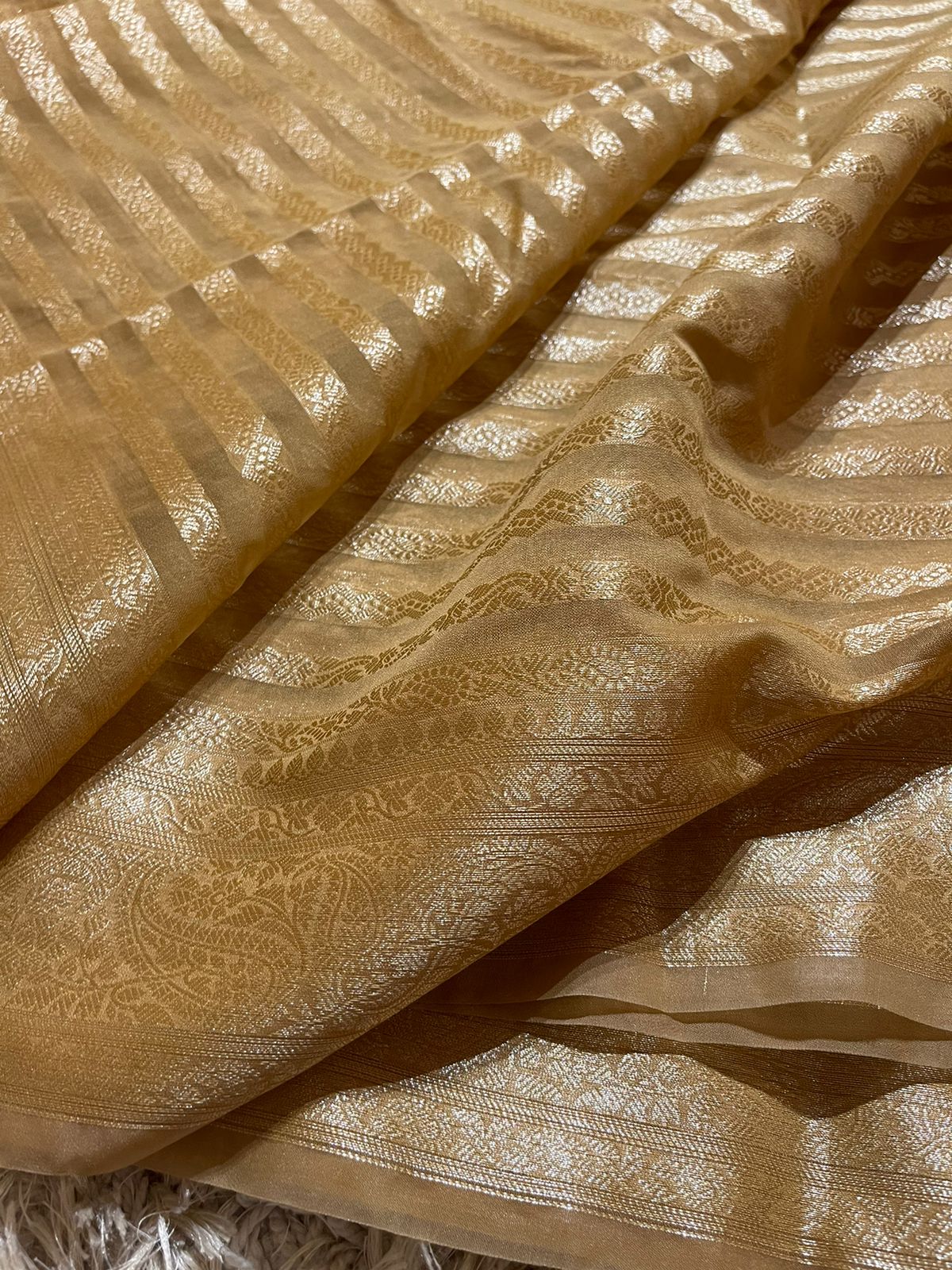 PASTEL GOLD SAREE