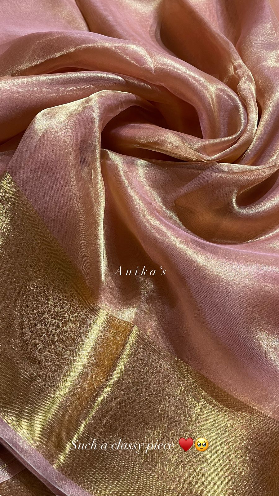 KALKI-ROSEGOLD PINK BRIDAL EDIT SAREE