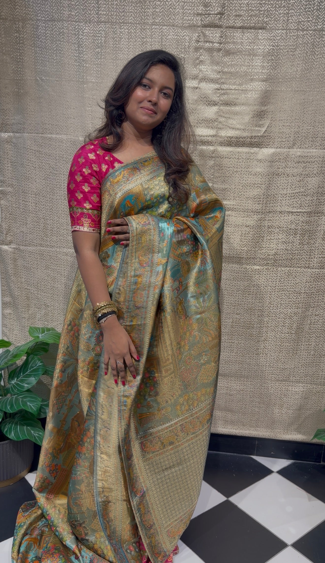 Pashmina silk saree - PS31