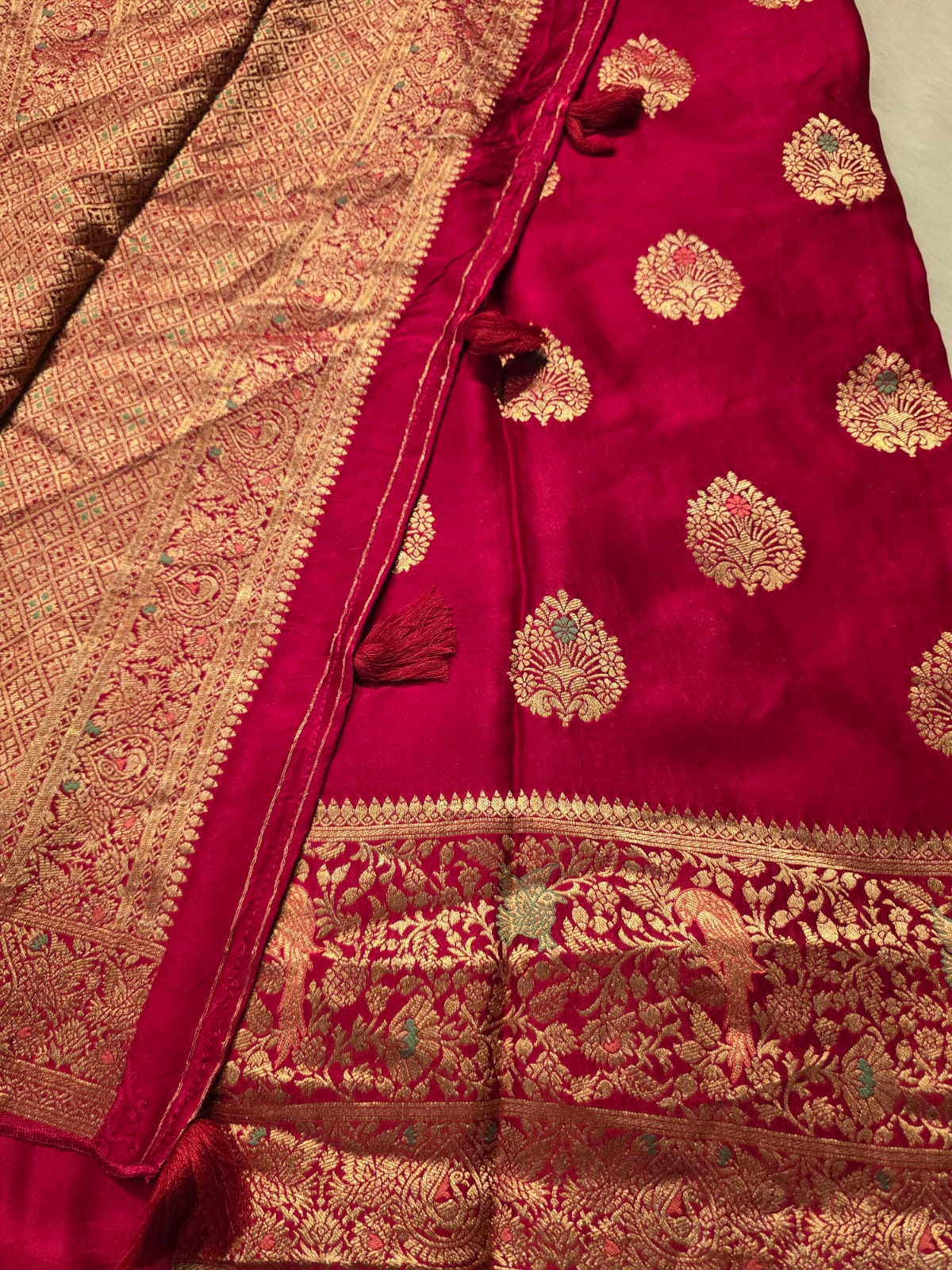 MUSHRO-RANIPINK SAREE