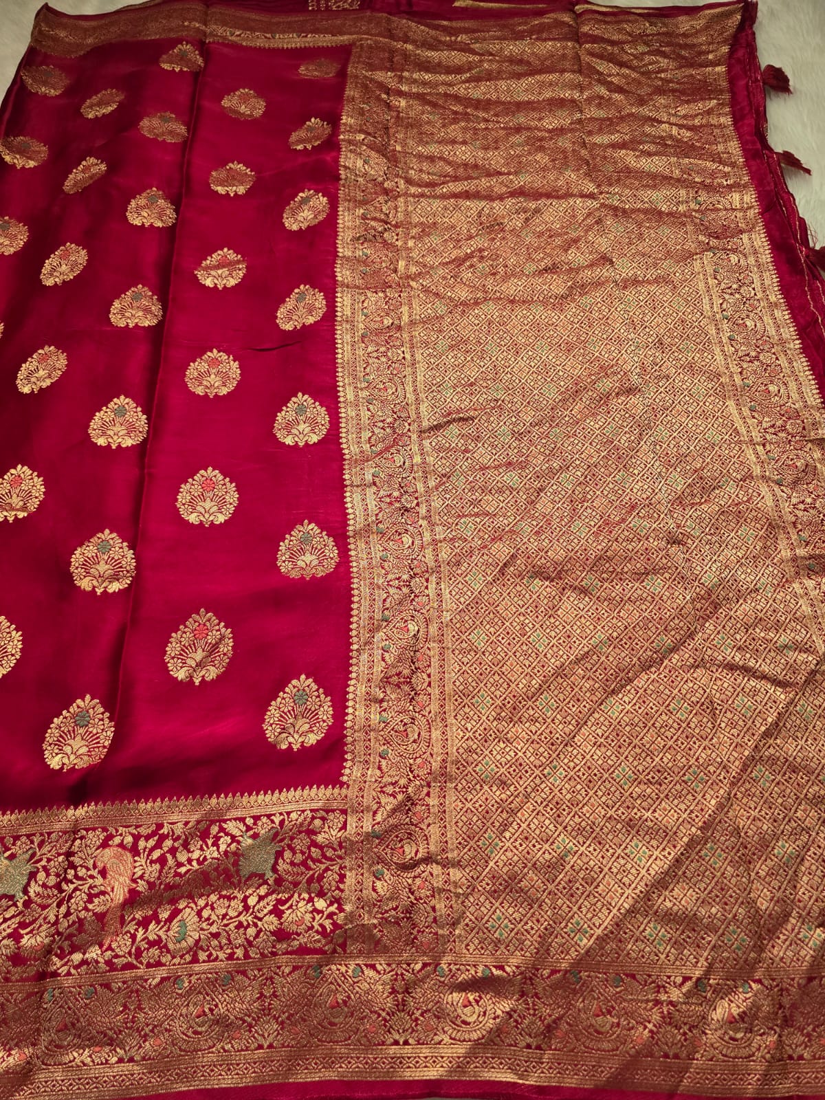 MUSHRO-RANIPINK SAREE
