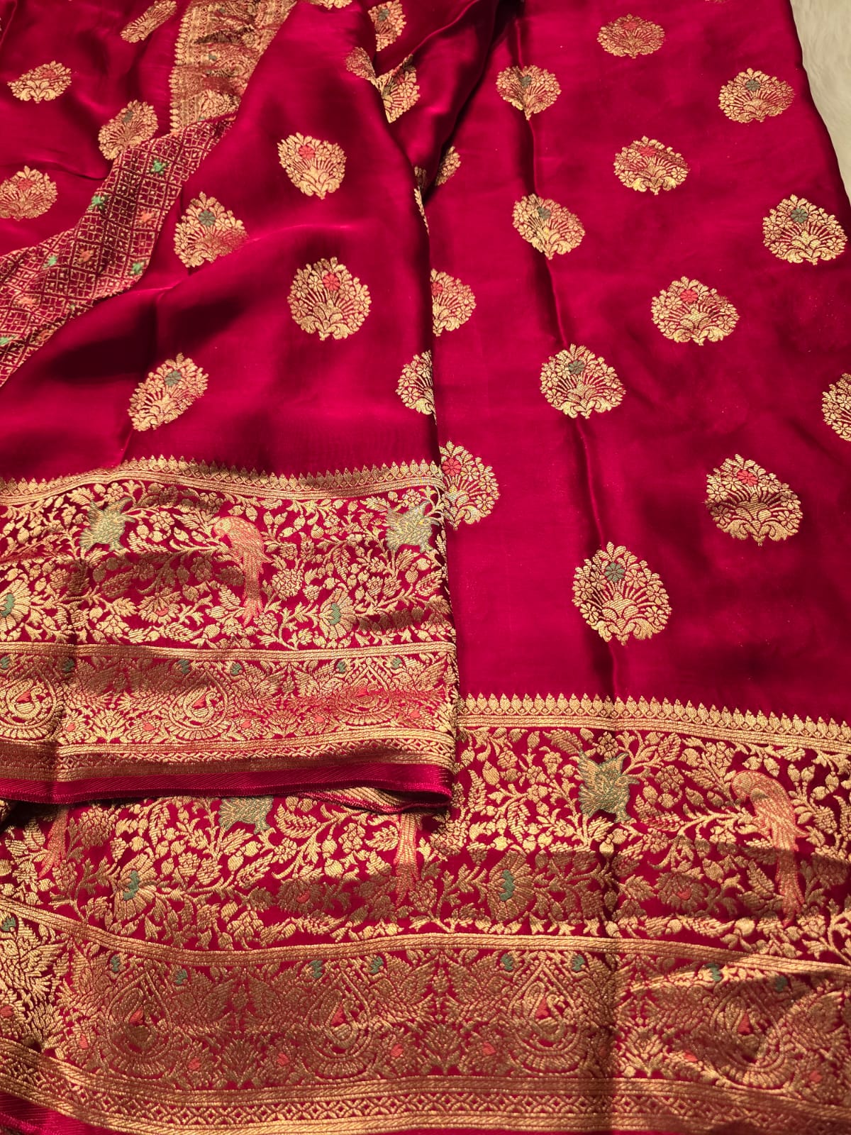 MUSHRO-RANIPINK SAREE
