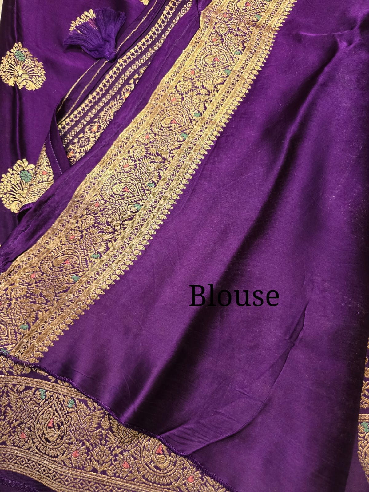 MUSHRO - PURPLE SAREE