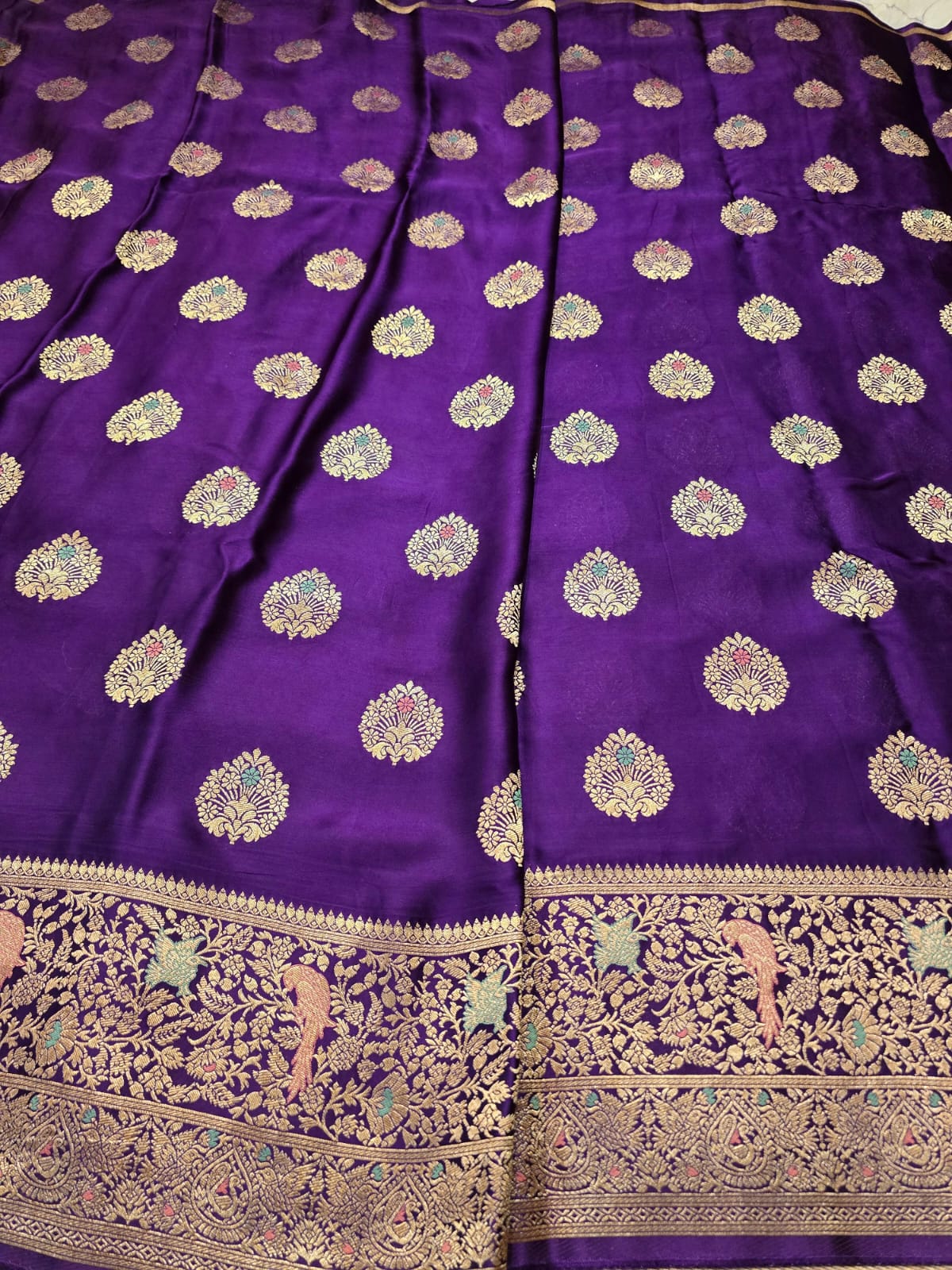 MUSHRO - PURPLE SAREE