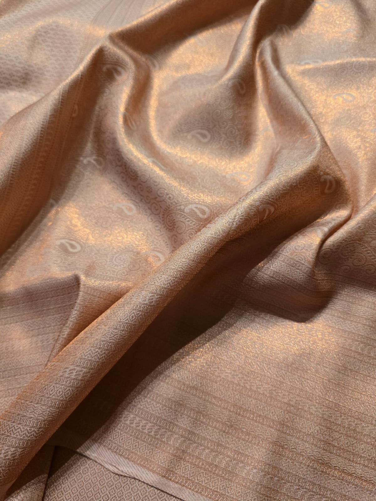 ROYAL AFFAIR-PASTEL ROSE GOLD SAREE