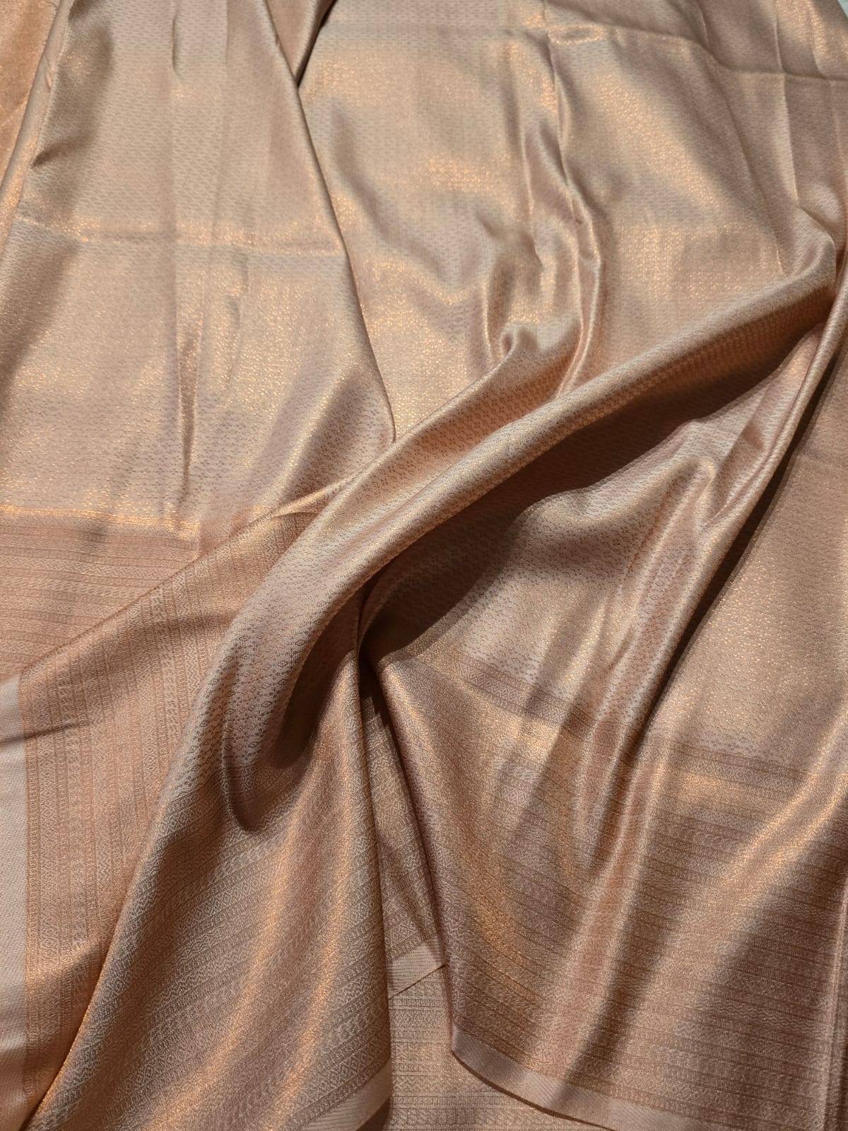 ROYAL AFFAIR-PASTEL ROSE GOLD SAREE
