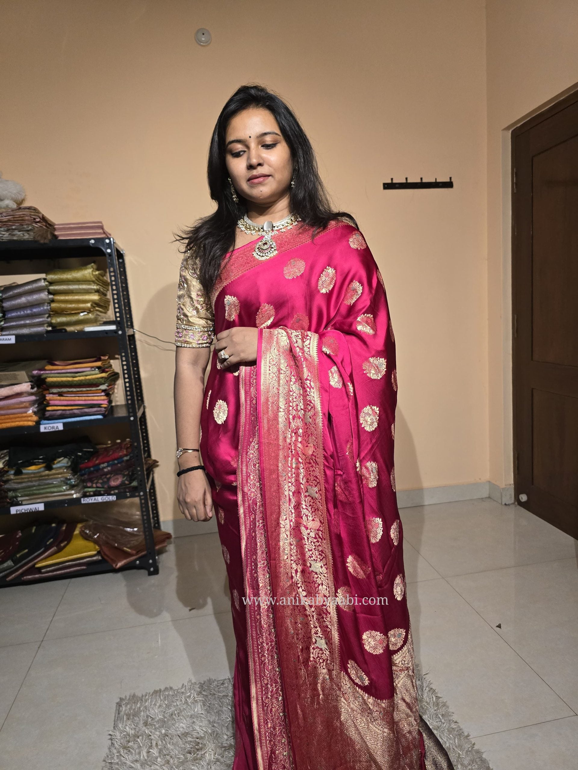 MUSHRO-RANIPINK SAREE