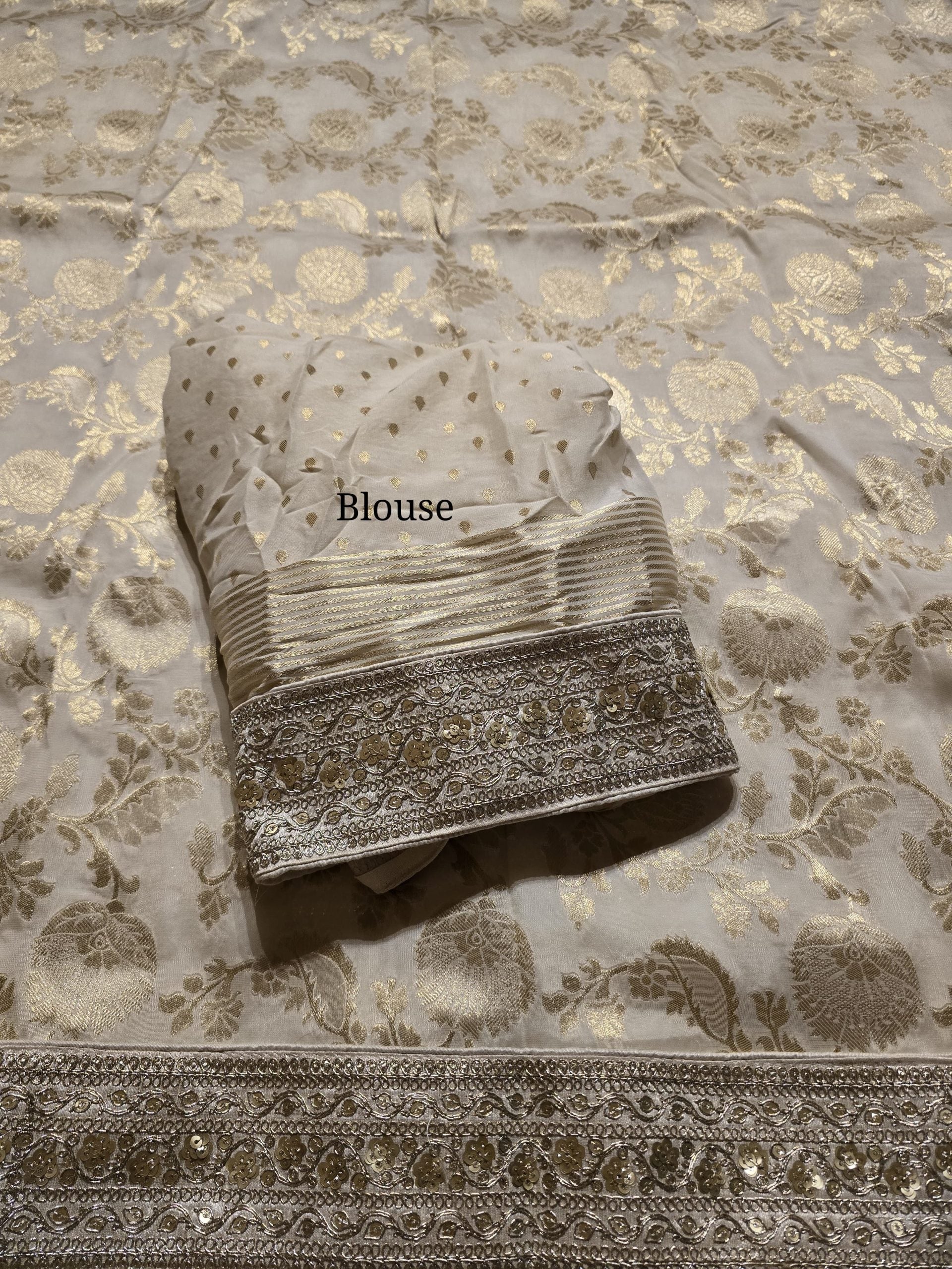 ANIKA BRIDAL EDIT- HALF WHITE SAREE