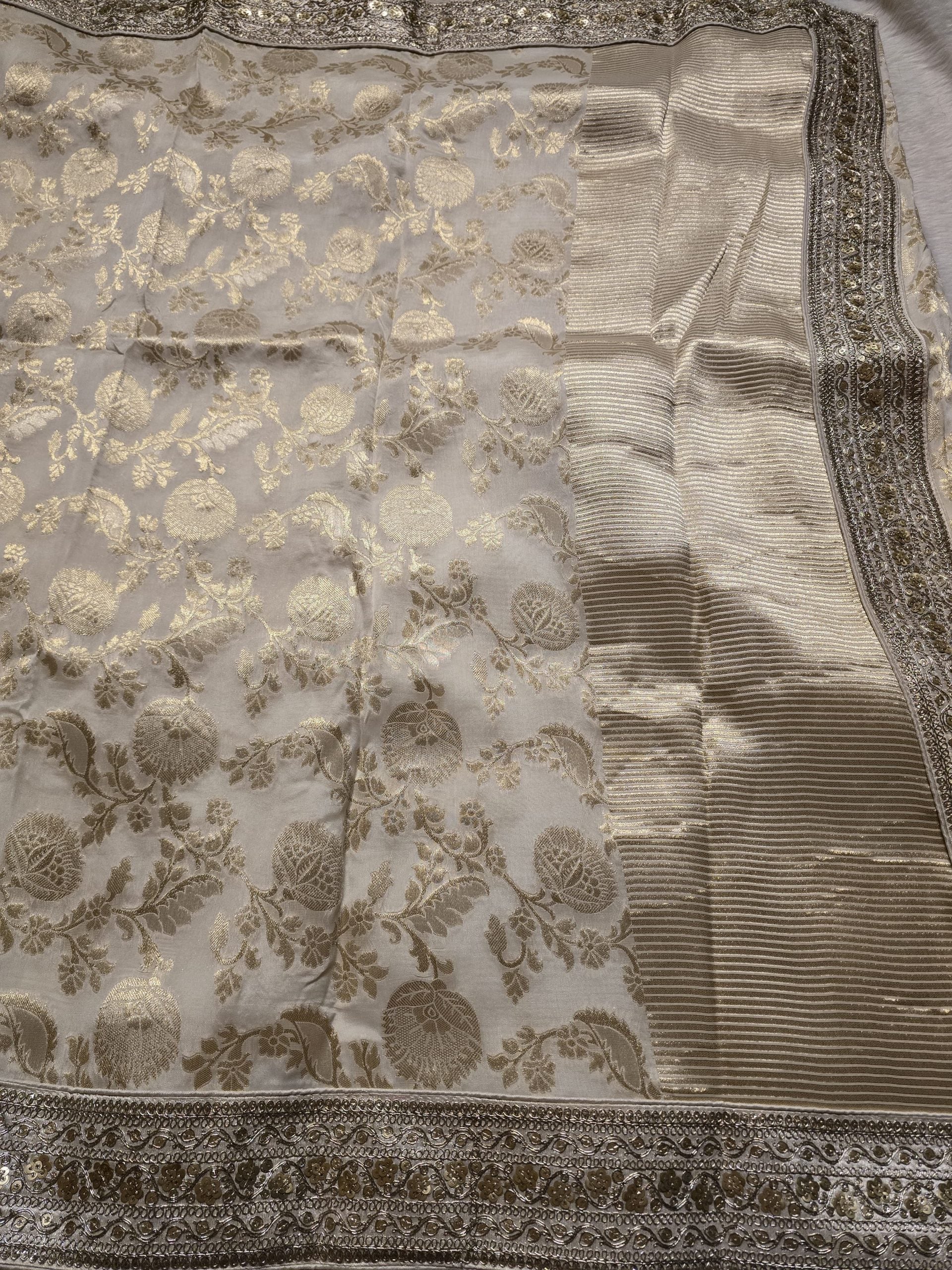 ANIKA BRIDAL EDIT- HALF WHITE SAREE