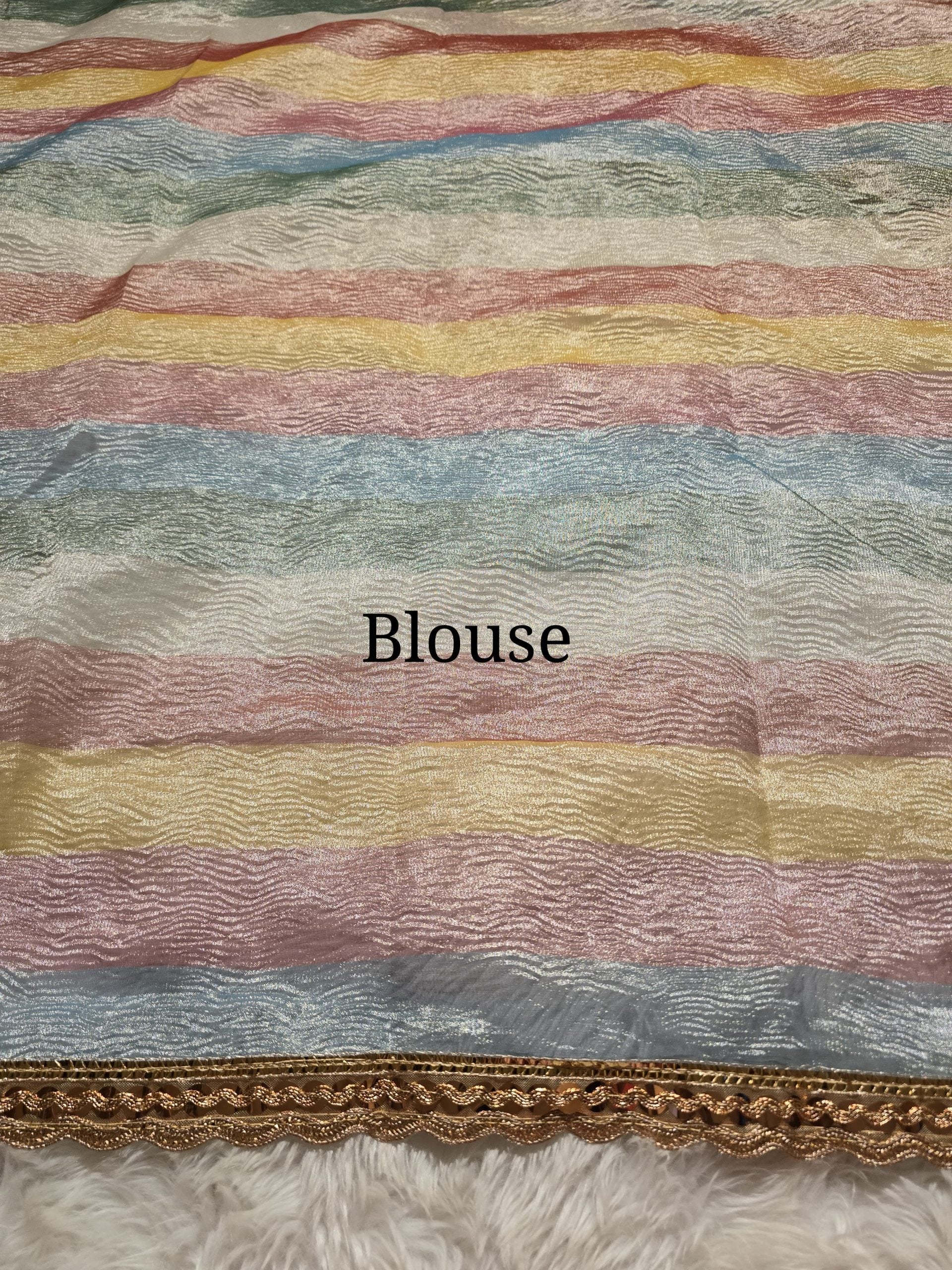CRUSH-RAINBOW SAREE
