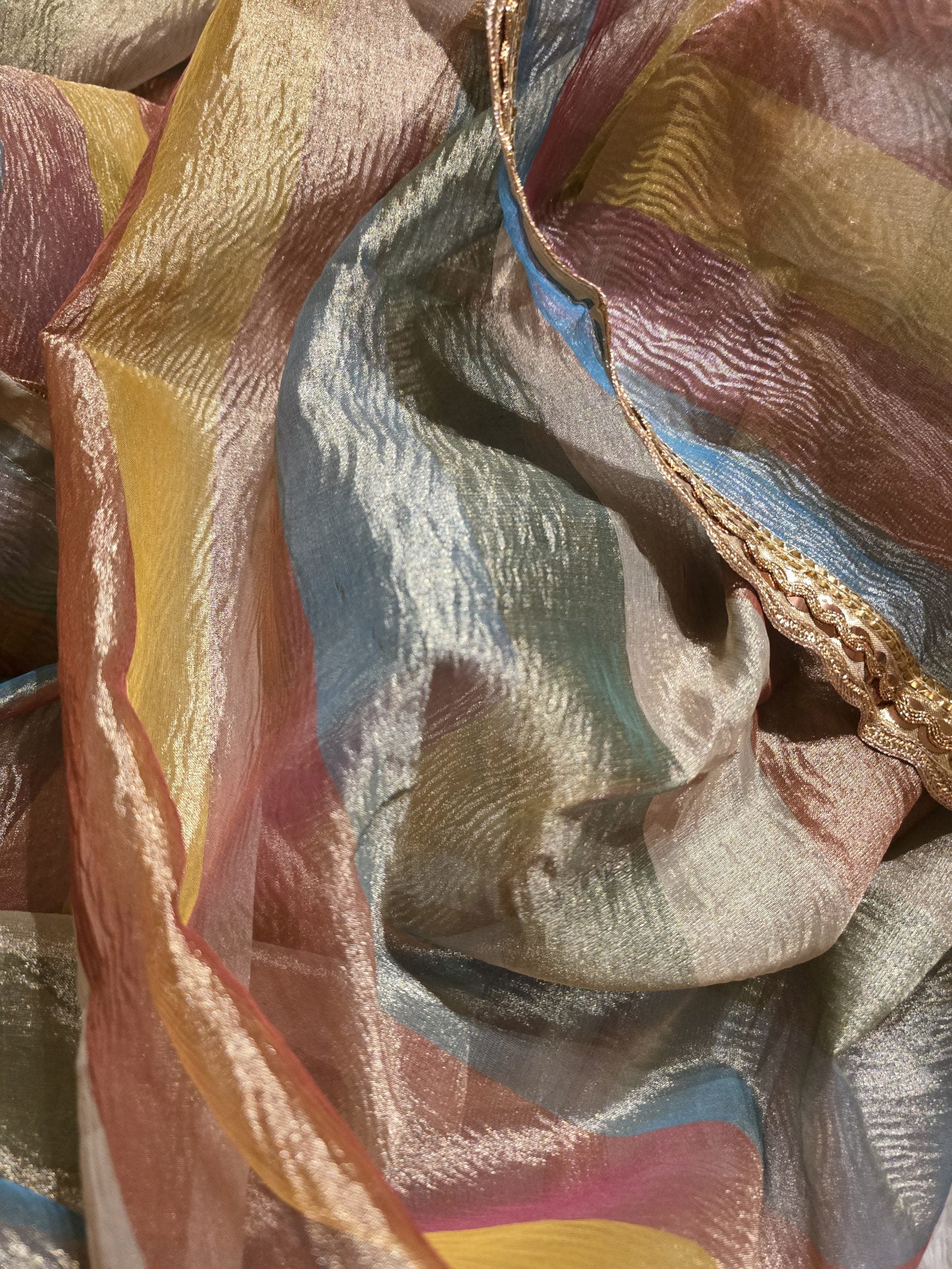 CRUSH-RAINBOW SAREE
