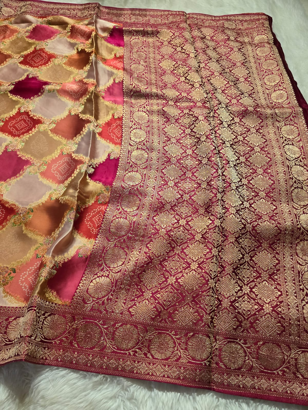 SHADES OF LOVE-RANIPINK SAREE