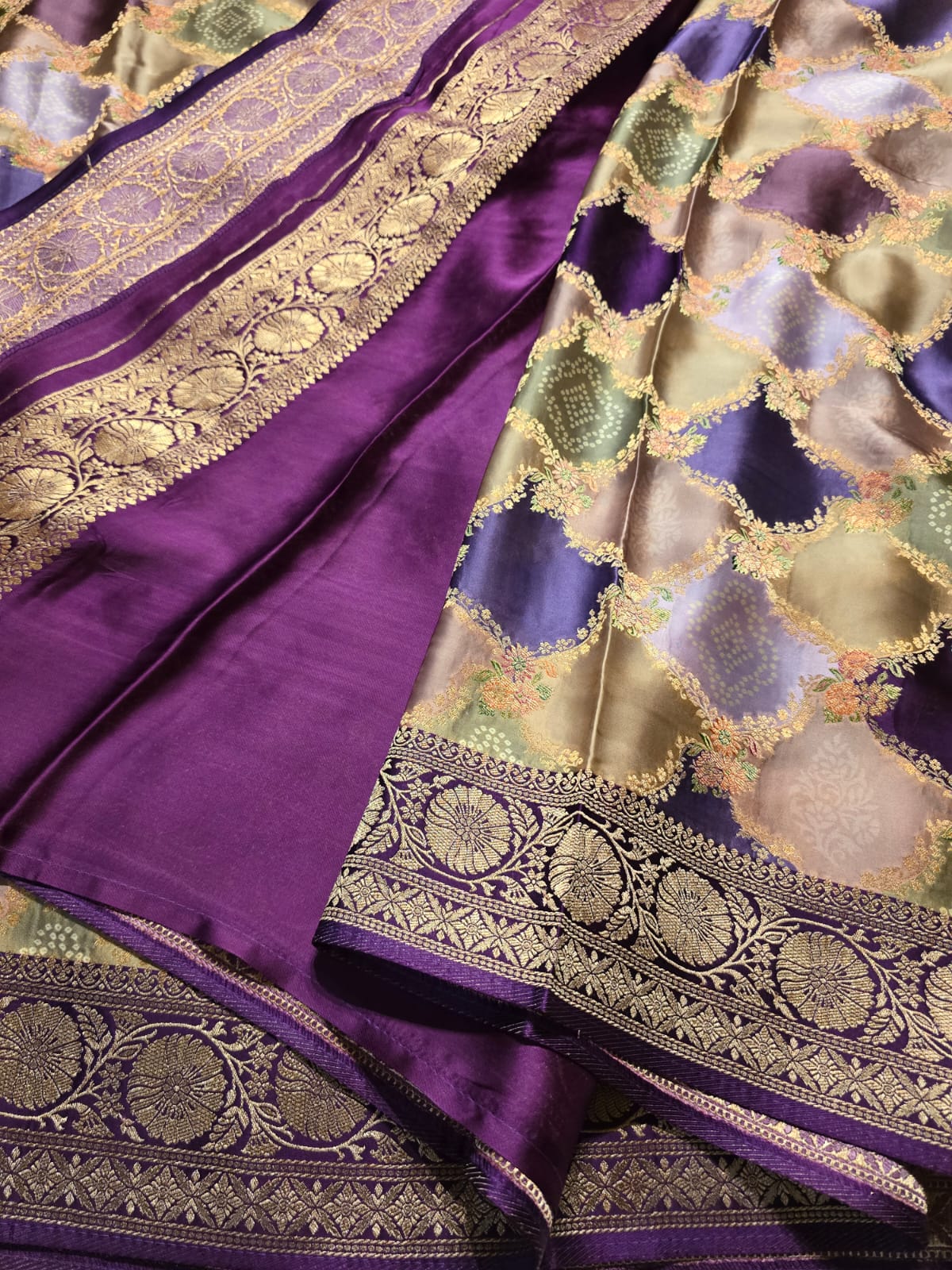 SHADES OF LOVE-PURPLE SAREE