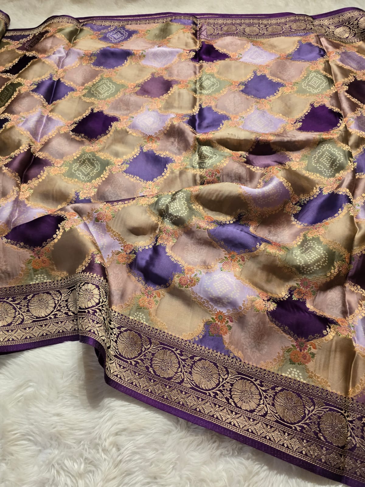 SHADES OF LOVE-PURPLE SAREE