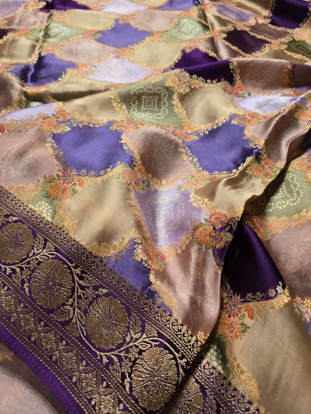SHADES OF LOVE-PURPLE SAREE