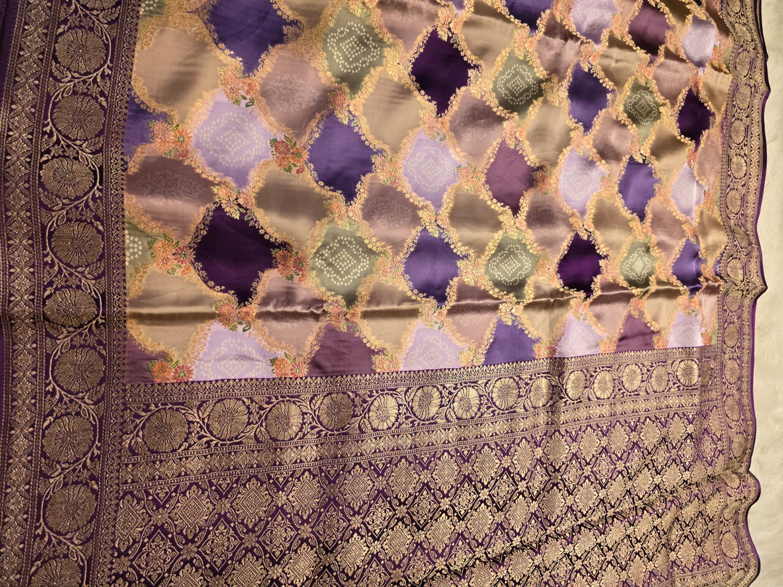 SHADES OF LOVE-PURPLE SAREE