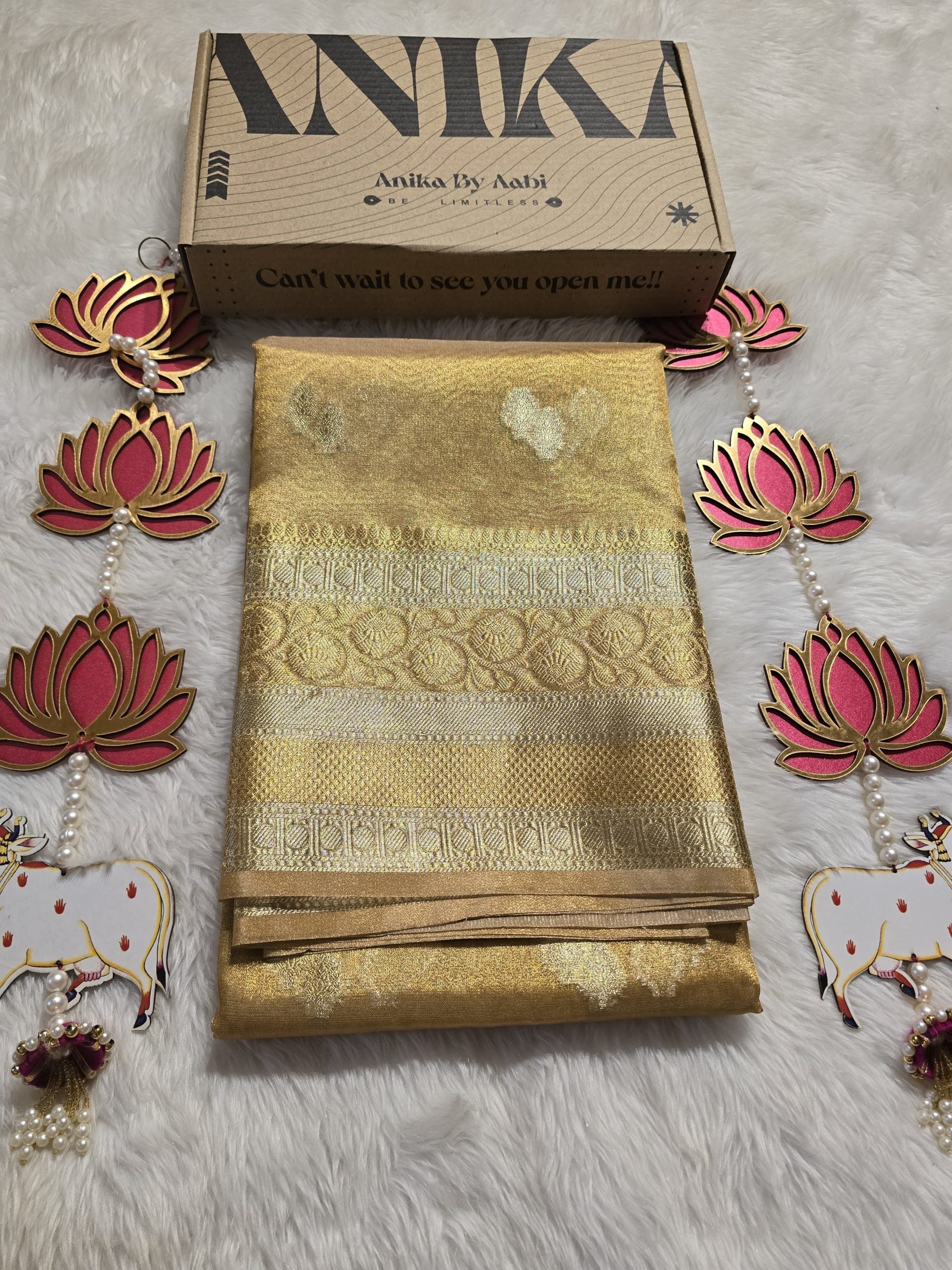 RADHI -GOLD SAREE