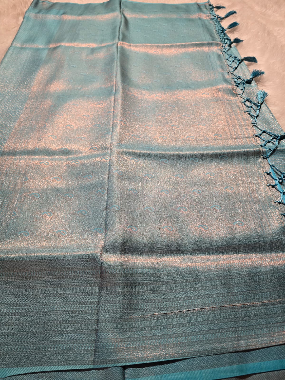 ROYAL AFFAIR-ICE BLUE SAREE