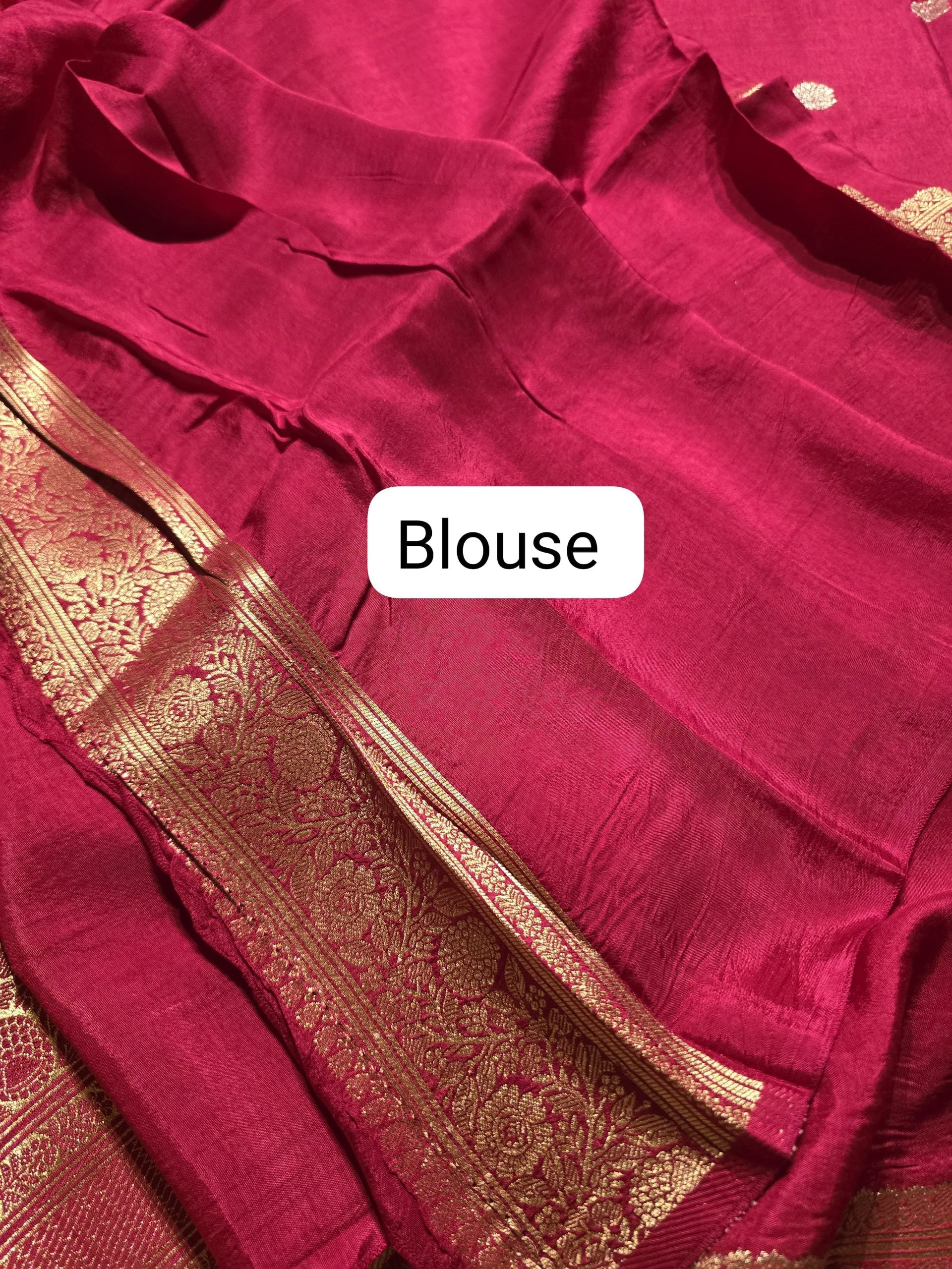 VINTAGE BANARASI-PINK SAREE
