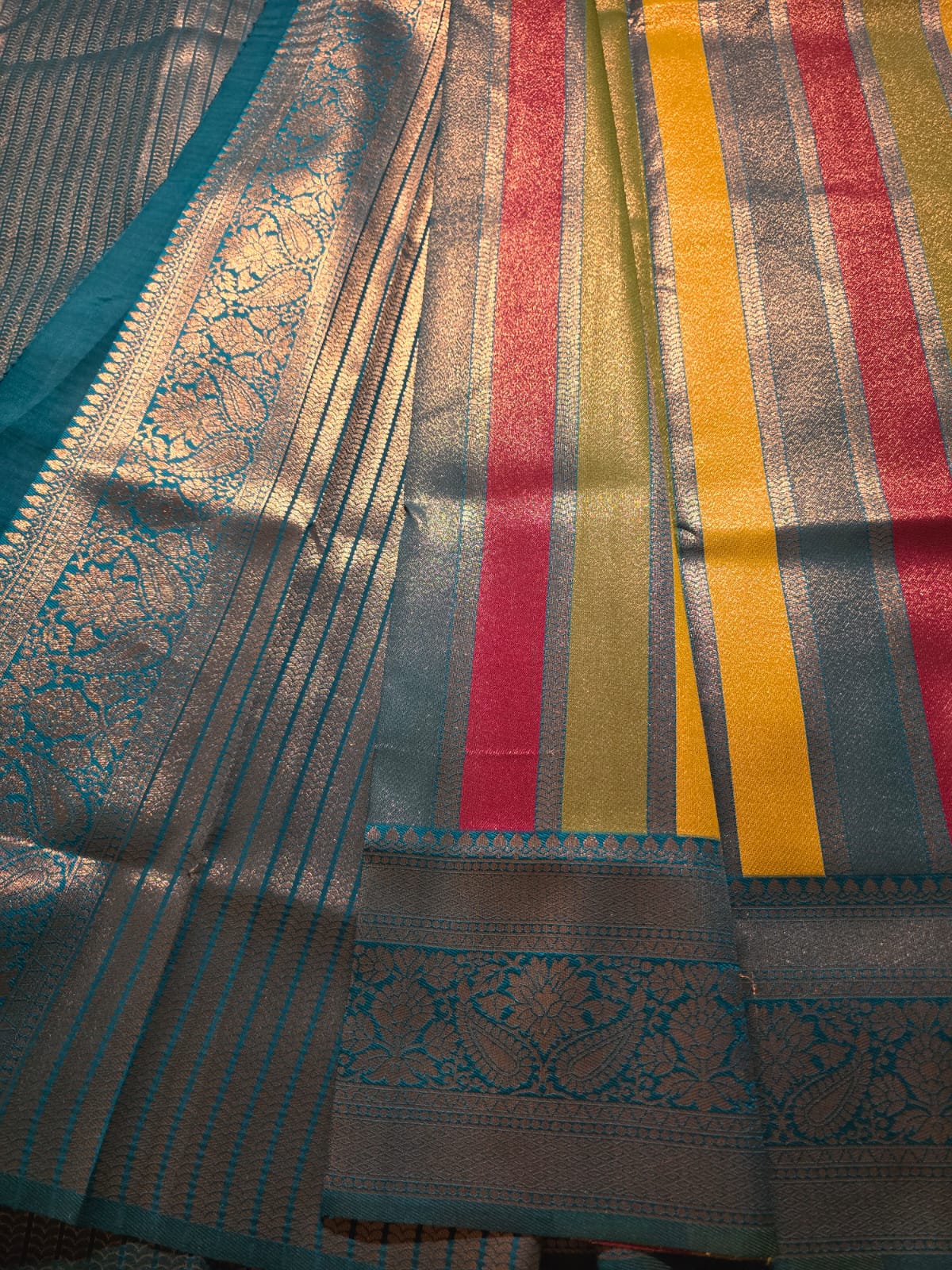 VARNAM -RAMA BLUE SAREE