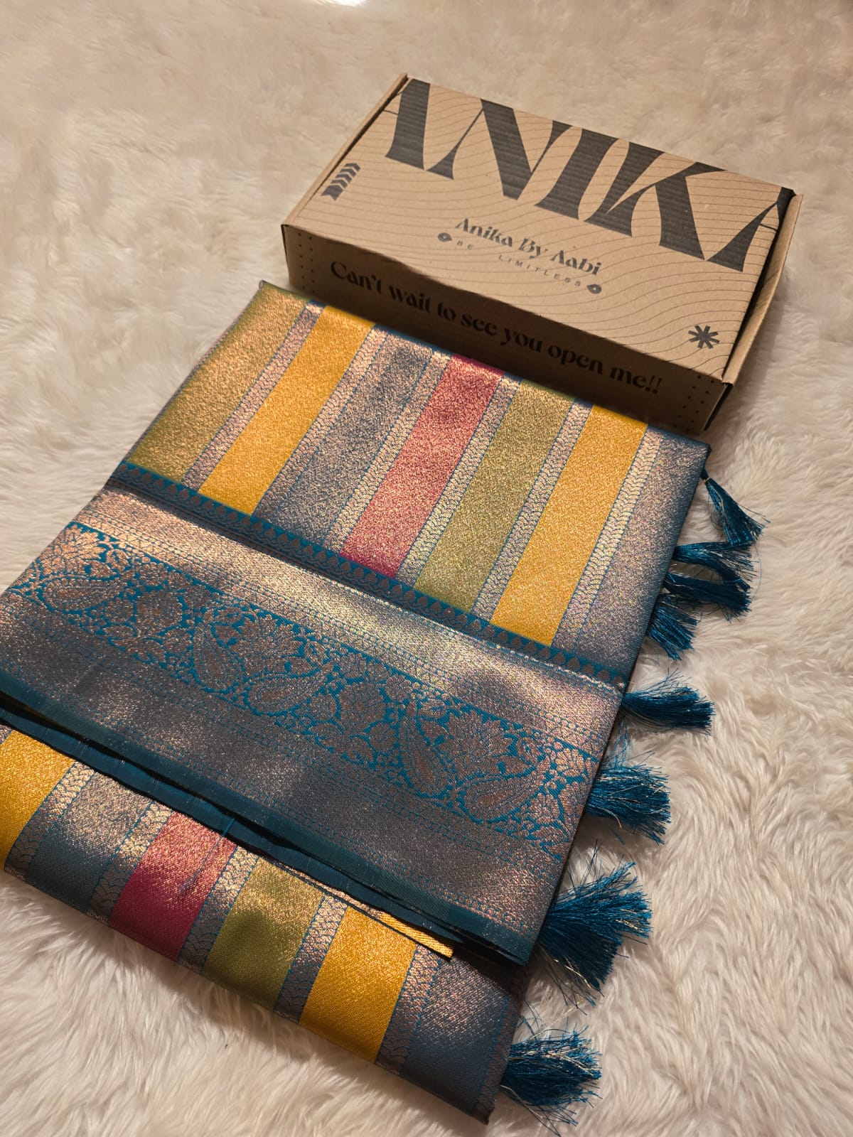 VARNAM -RAMA BLUE SAREE