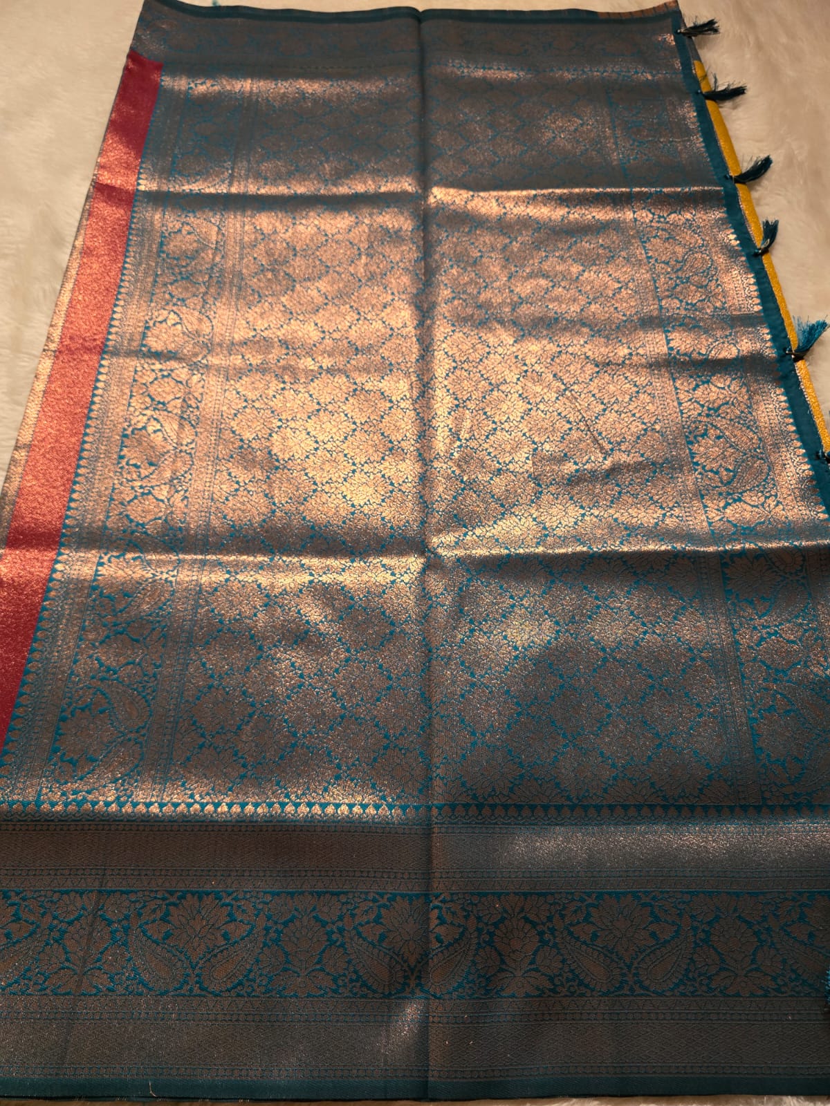 VARNAM -RAMA BLUE SAREE
