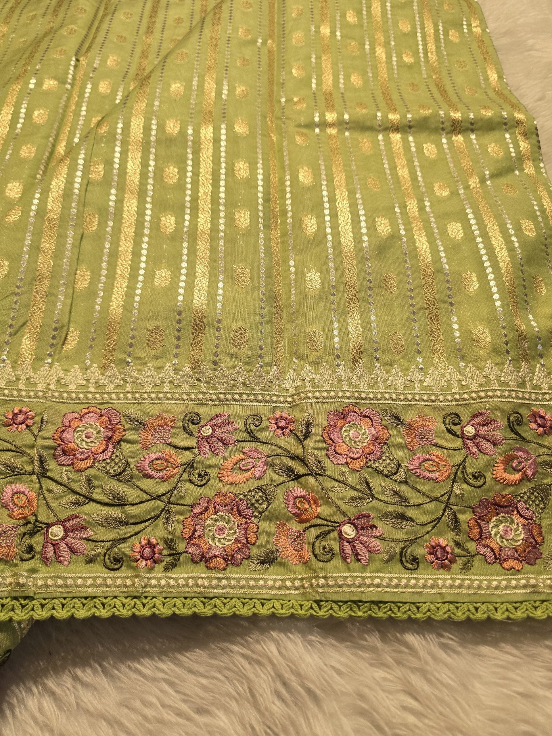 ANAHA-GREEN SAREE
