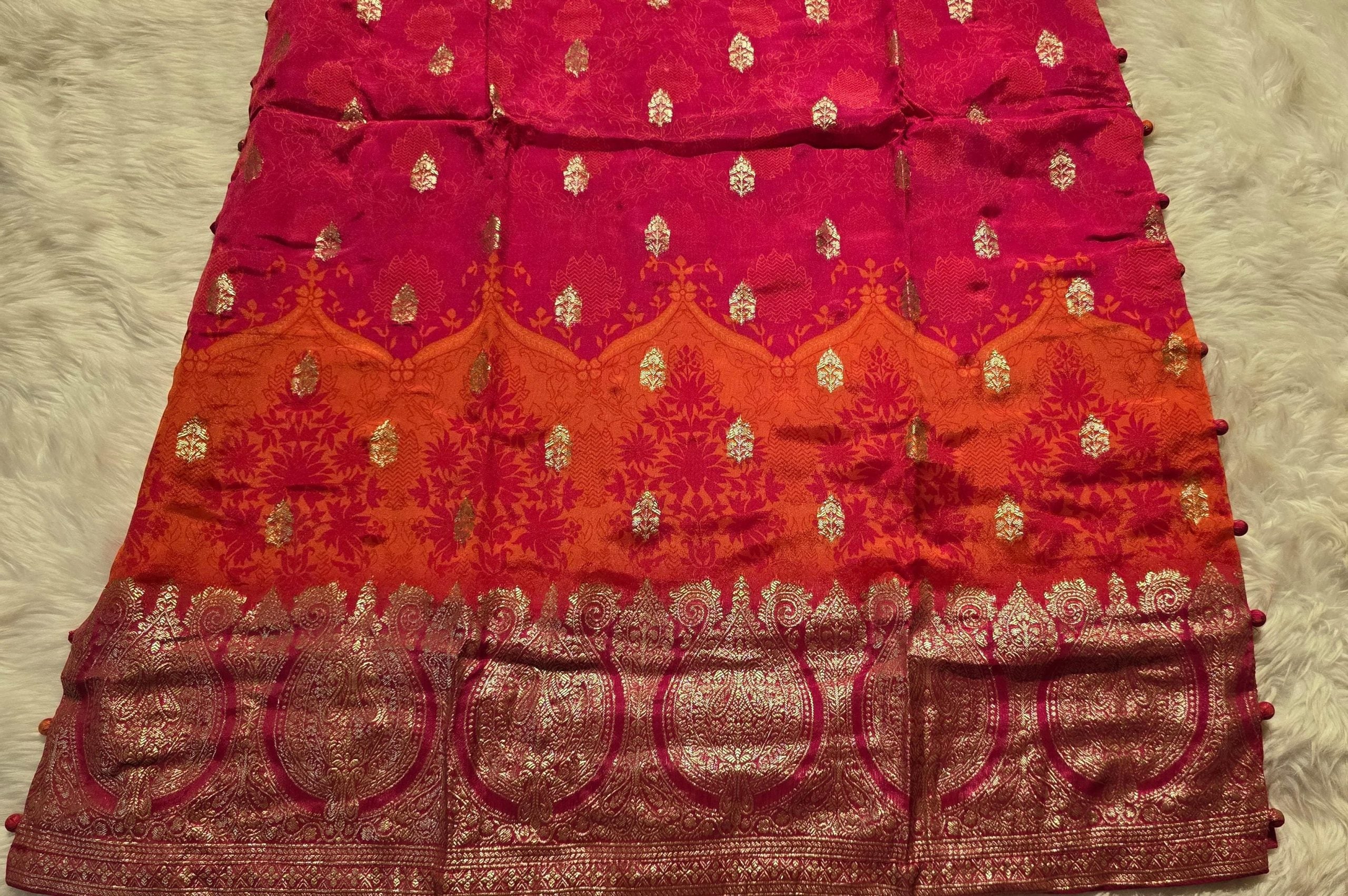 RANIPINK ORANGE DUAL TONE