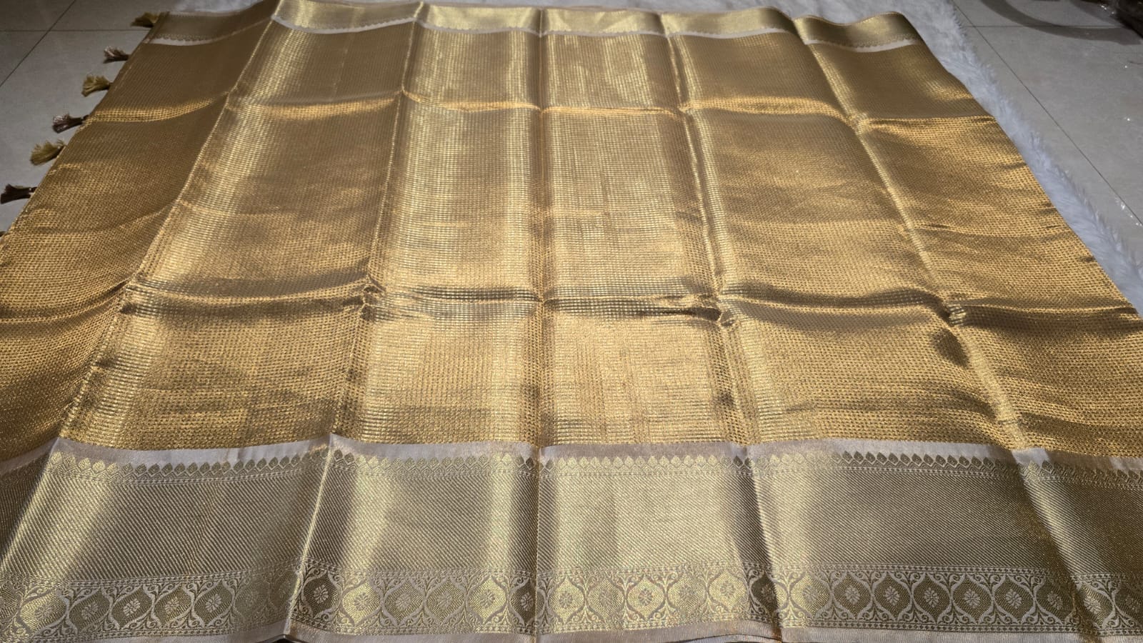 SWAGATH -ANTIQUE GOLD SAREE
