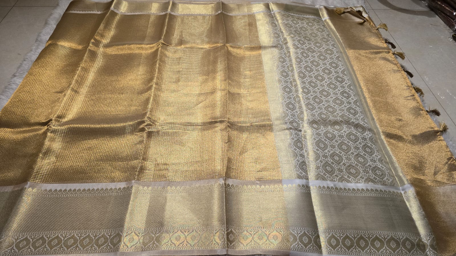 SWAGATH -ANTIQUE GOLD SAREE