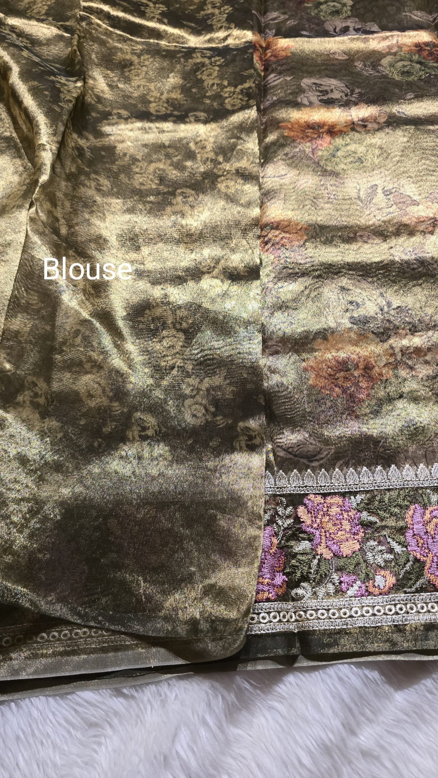 HEERAMANDI-SAGE GREEN SAREE