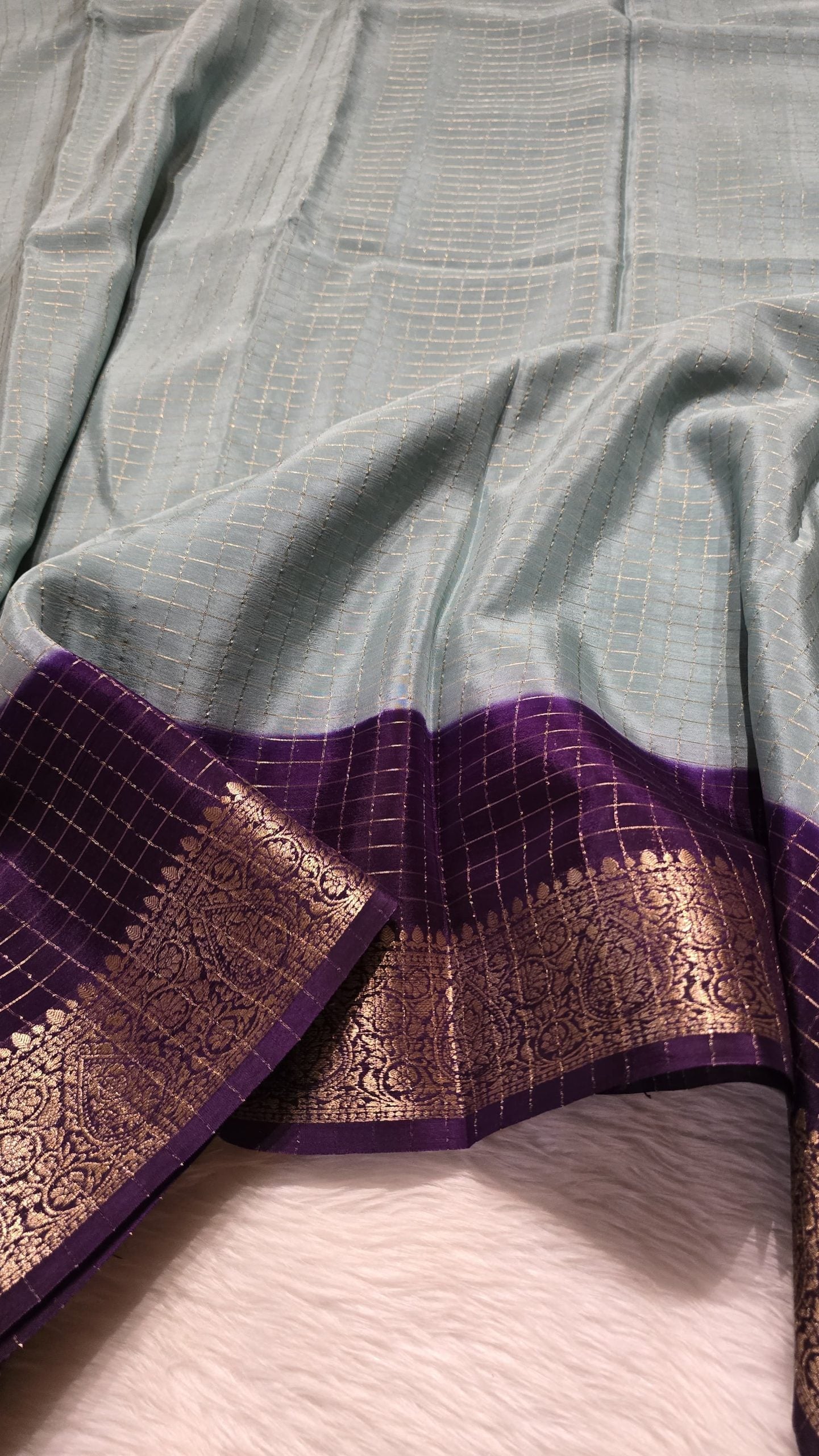 RATHI-DUAL TONE SAREE