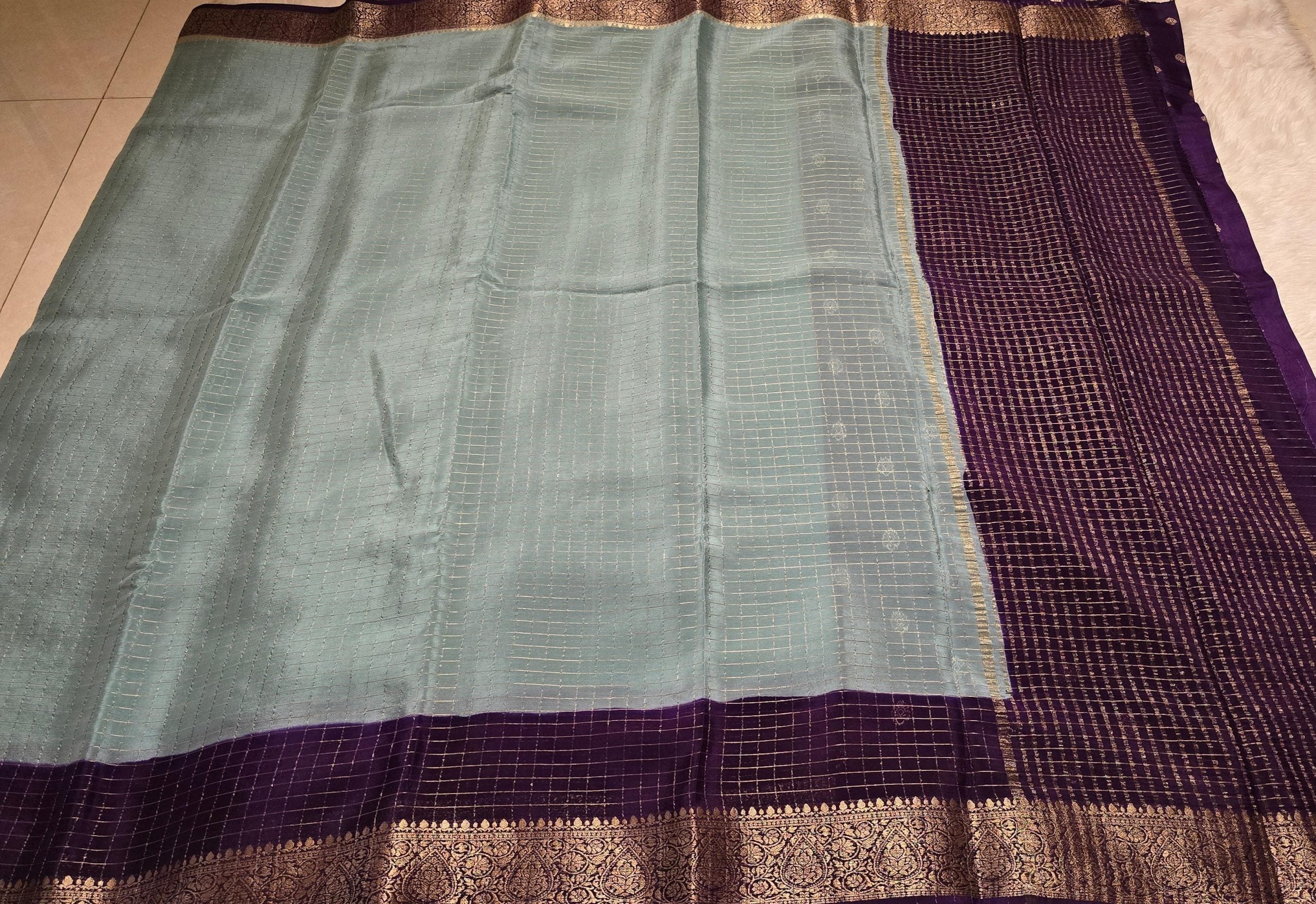 RATHI-DUAL TONE SAREE