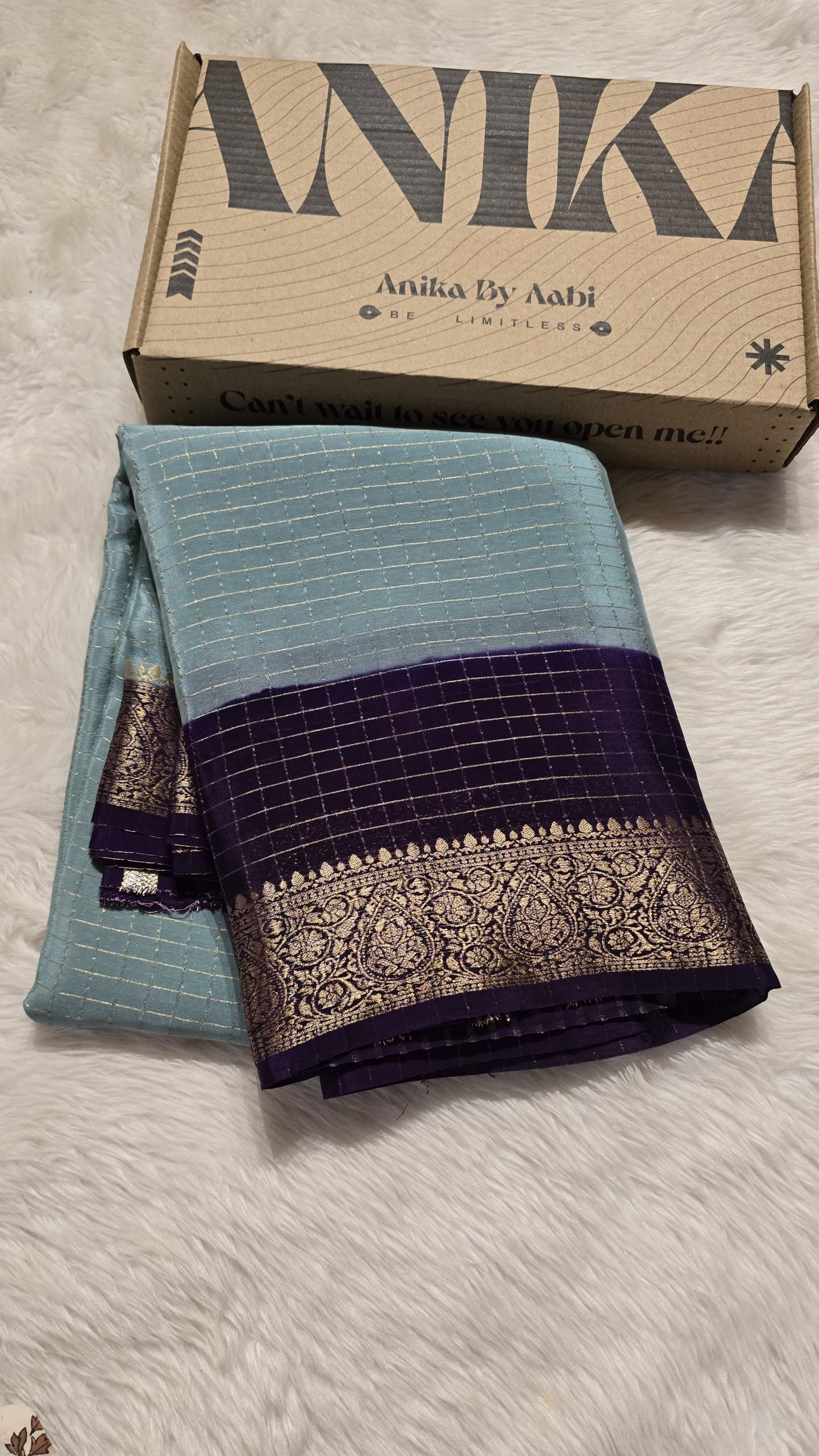 RATHI-DUAL TONE SAREE