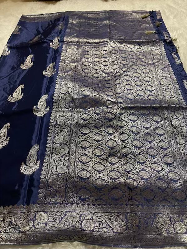NIRA-NEVY BLUE SAREE
