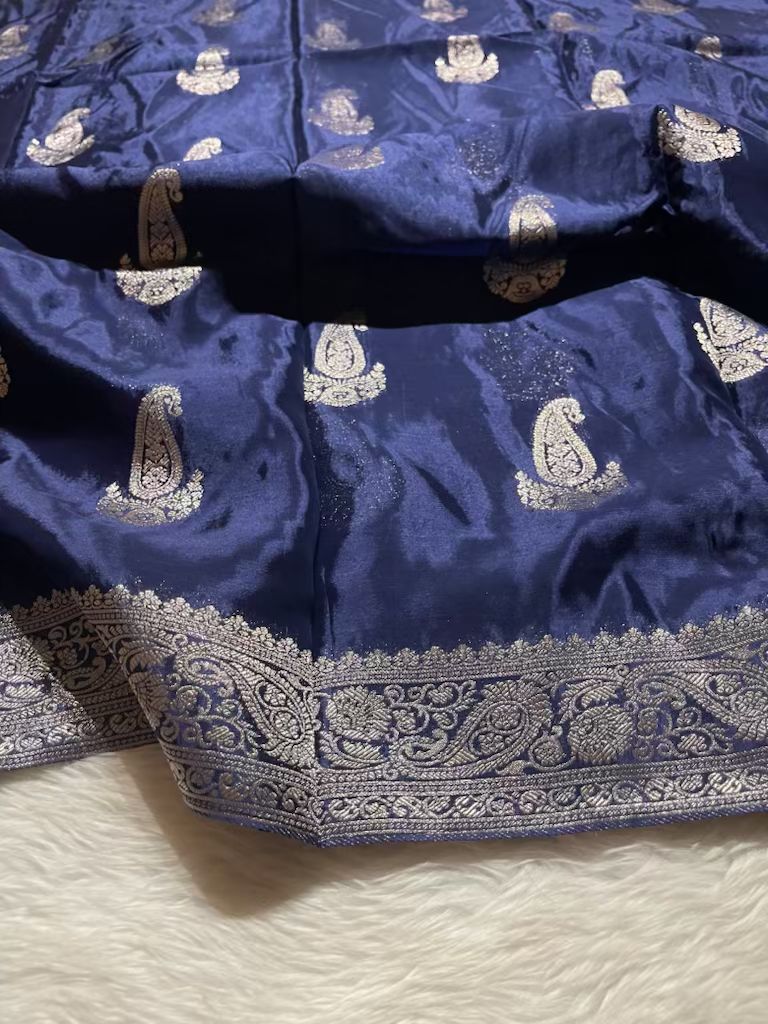 NIRA-NEVY BLUE SAREE