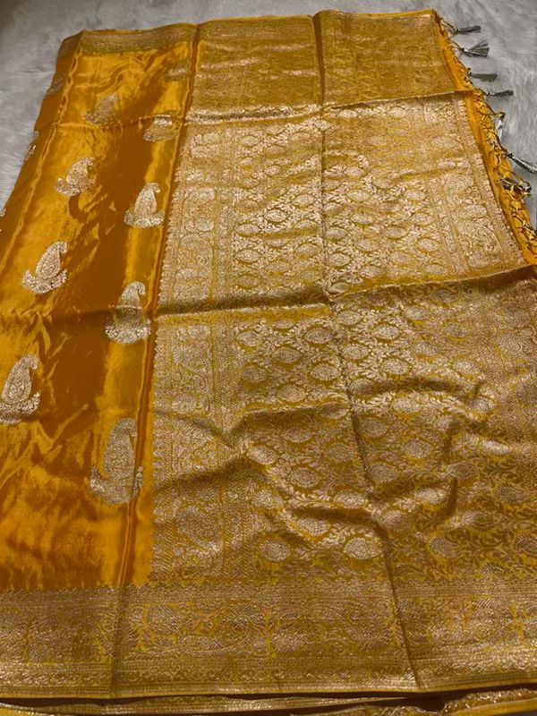 NIRA- VIBRANT YELLOW SAREE