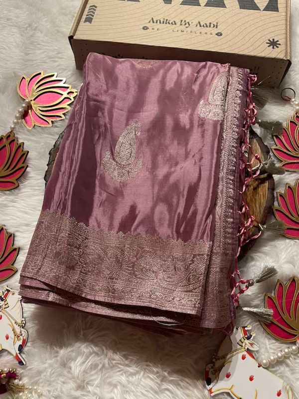 NIRA-PASTEL BABY PINK SAREE