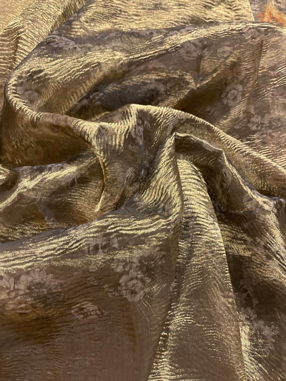 HEERAMANDI CRUSH-FOSSIL GRAY SAREE