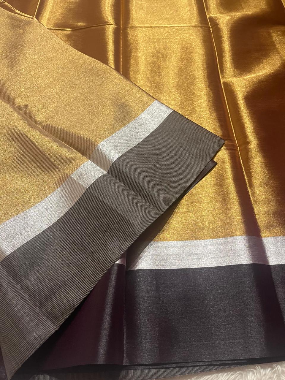 MIRCHI -GOLD DUAL TONE SAREE