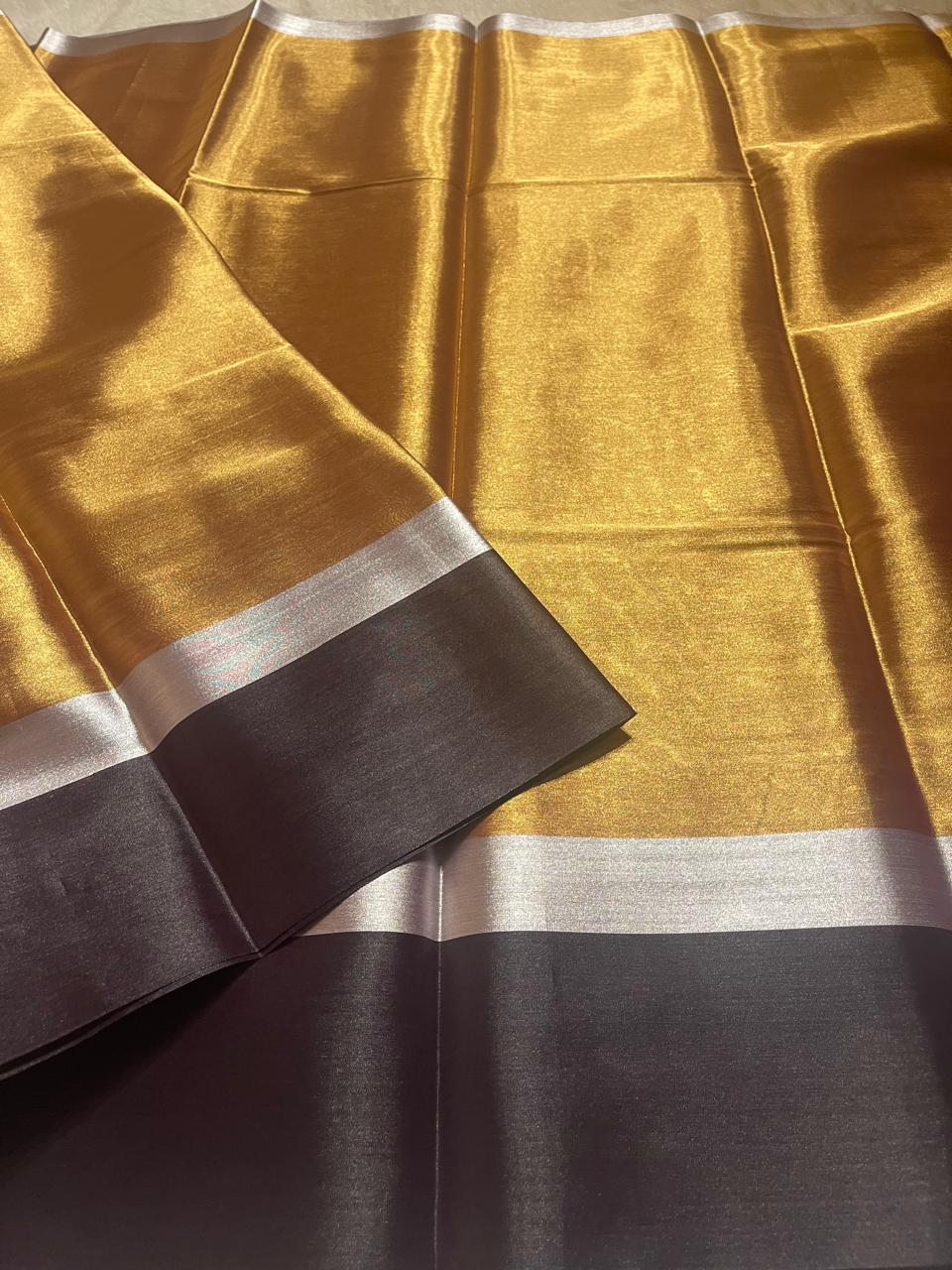 MIRCHI -GOLD DUAL TONE SAREE
