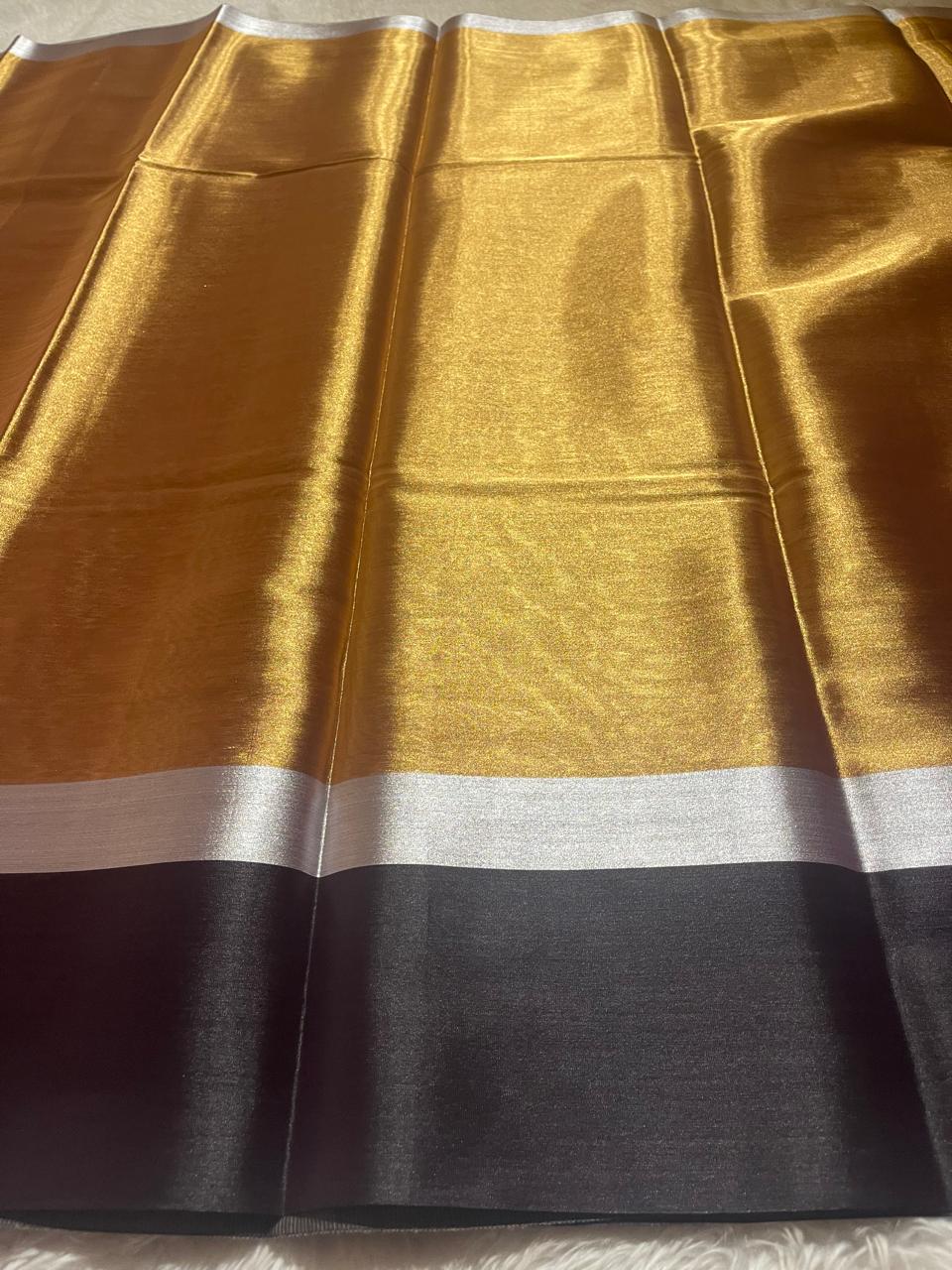 MIRCHI -GOLD DUAL TONE SAREE