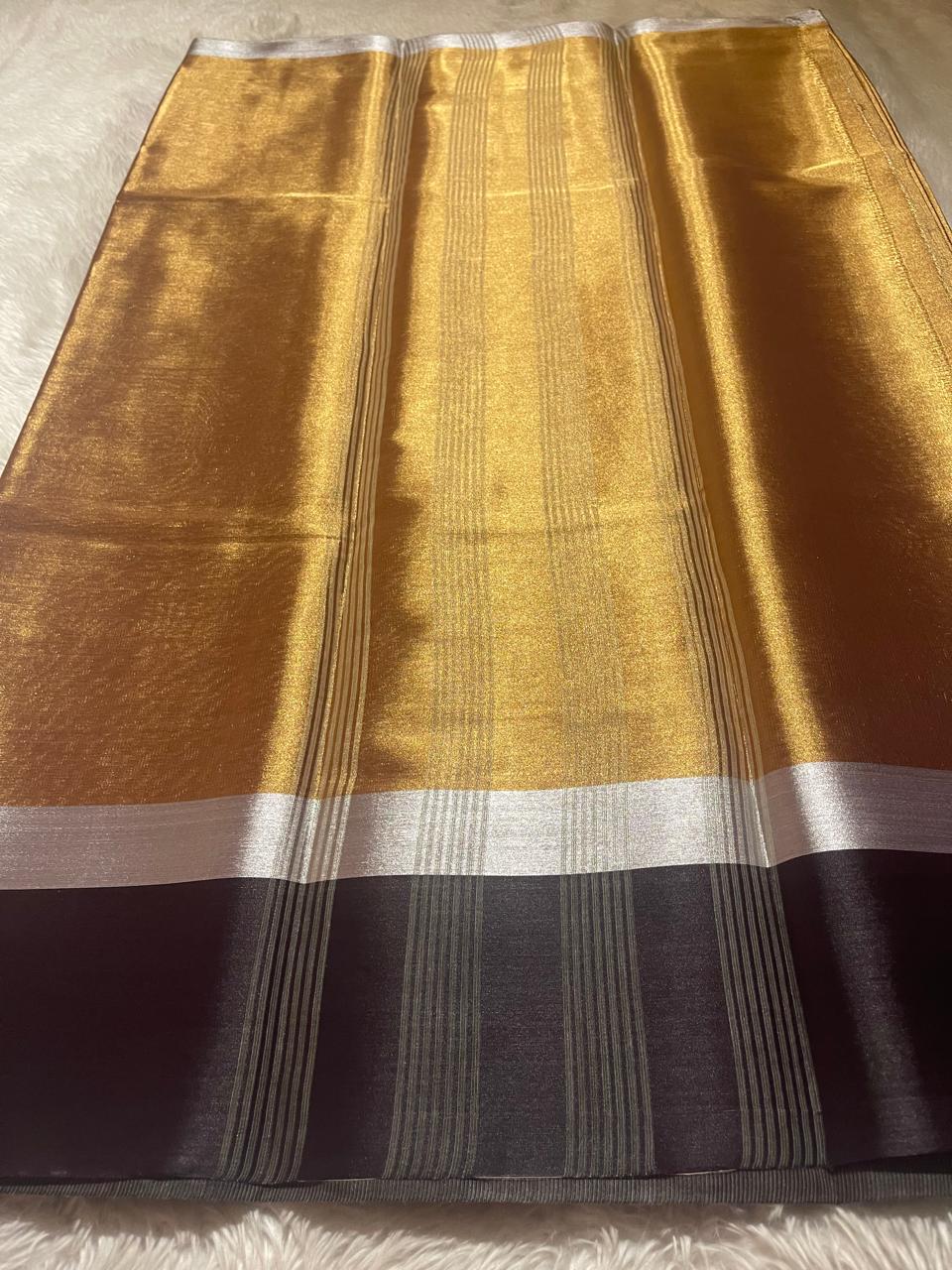 MIRCHI -GOLD DUAL TONE SAREE