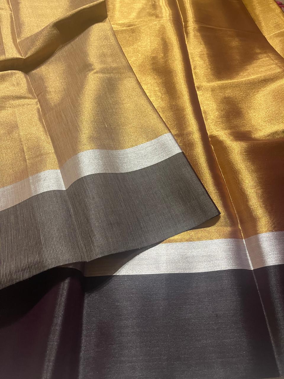 MIRCHI -GOLD DUAL TONE SAREE