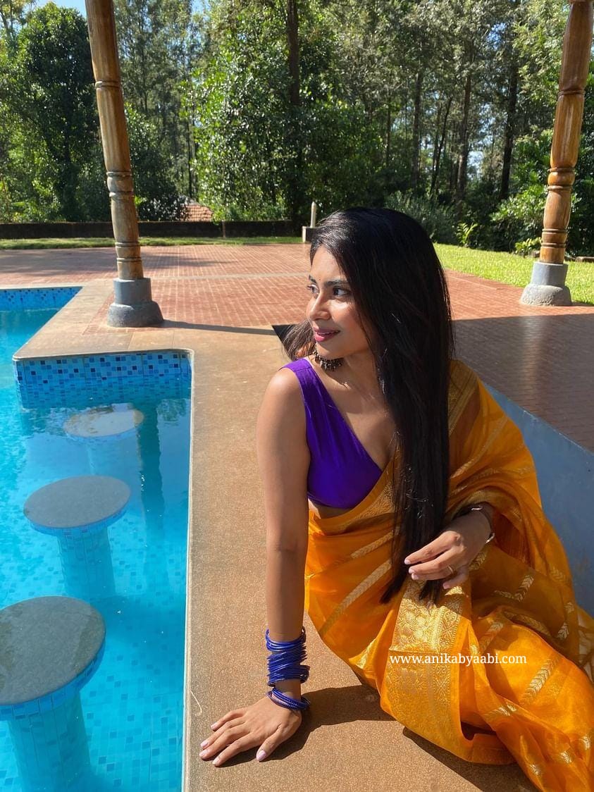 RIYA-YELLOW SAREE